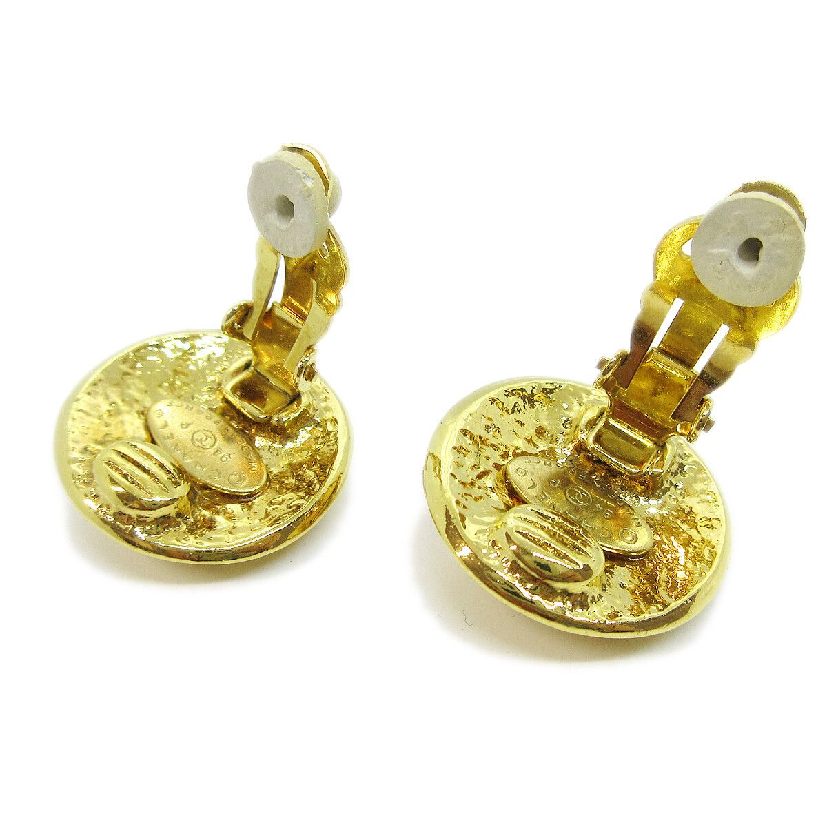 Chanel Chanel CC Button Clip-On Earrings Metal Size ONE SIZE - 2 Thumbnail