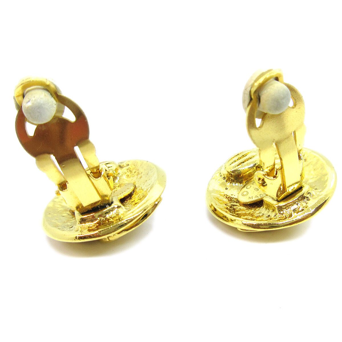 Chanel Chanel CC Button Clip-On Earrings Metal Size ONE SIZE - 4 Thumbnail