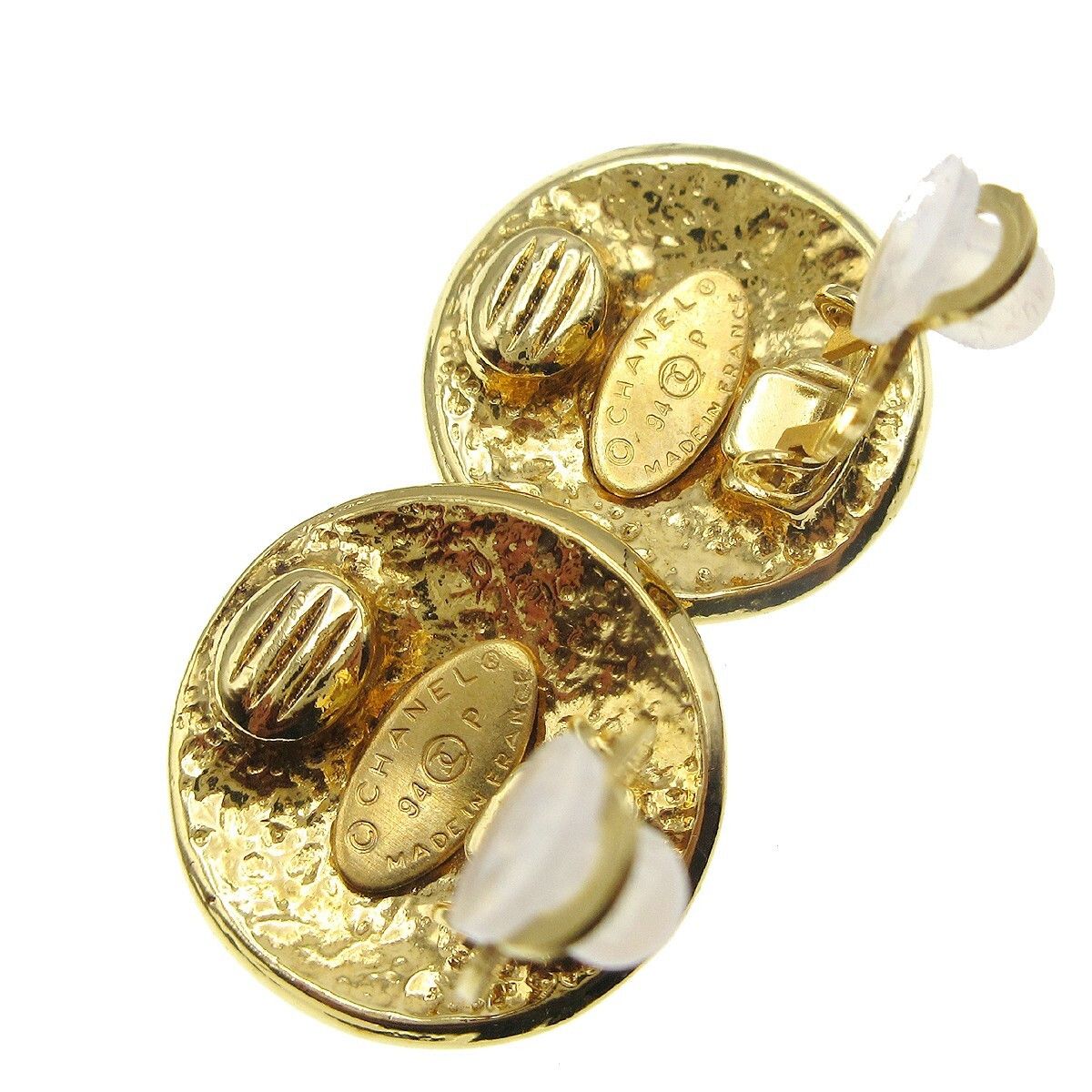 Chanel Chanel CC Button Clip-On Earrings Metal Size ONE SIZE - 2 Thumbnail