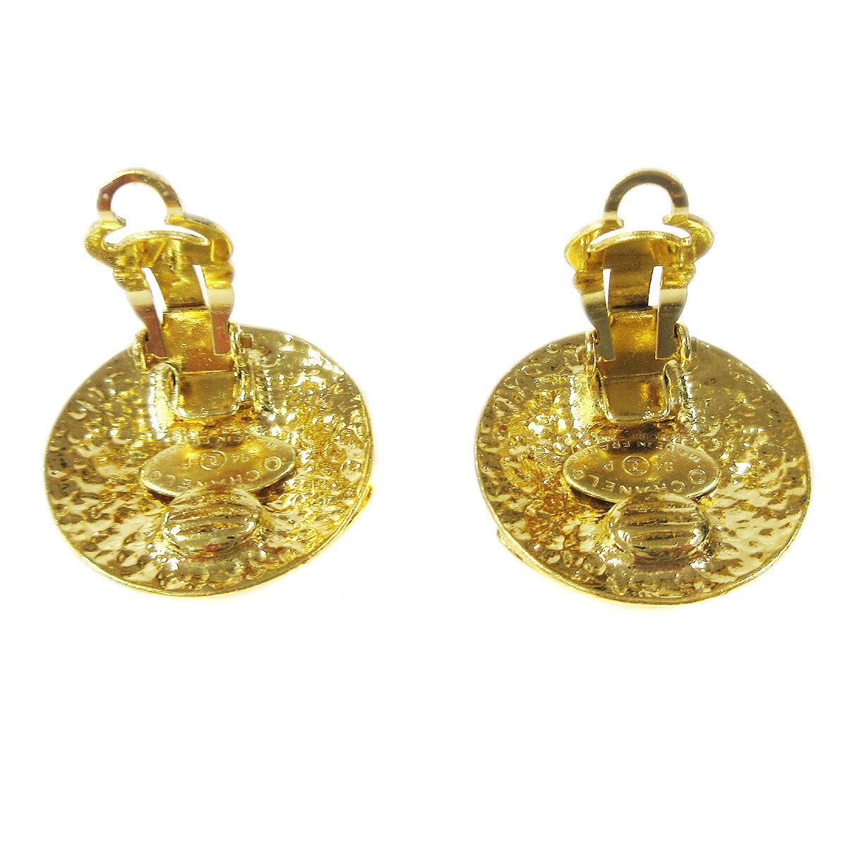 Chanel Chanel CC Button Clip-On Earrings Metal Size ONE SIZE - 2 Thumbnail