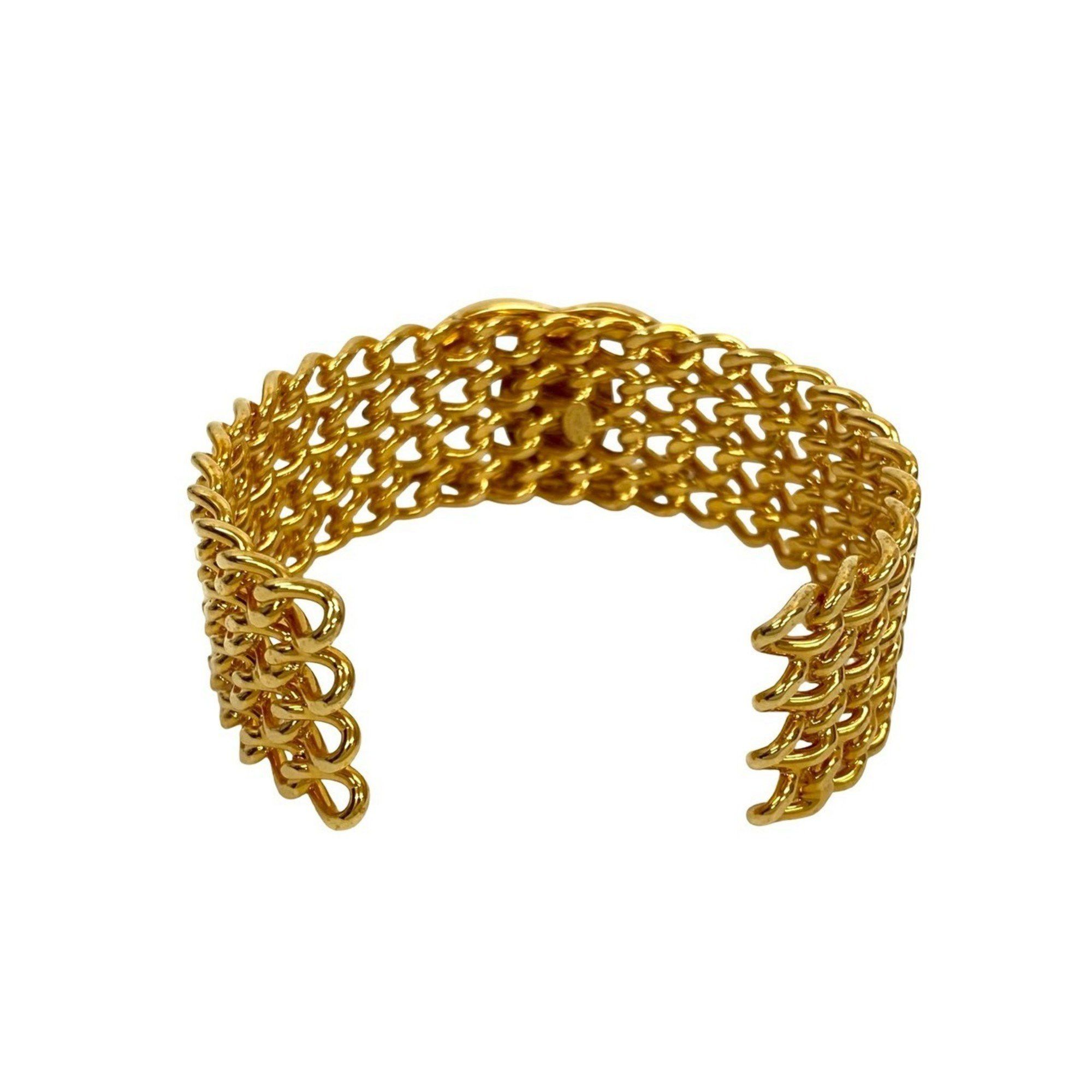 Chanel CHANEL Coco Mark Turnlock Motif GP Bangle Bracelet Gold 32404 Size ONE SIZE - 6 Thumbnail