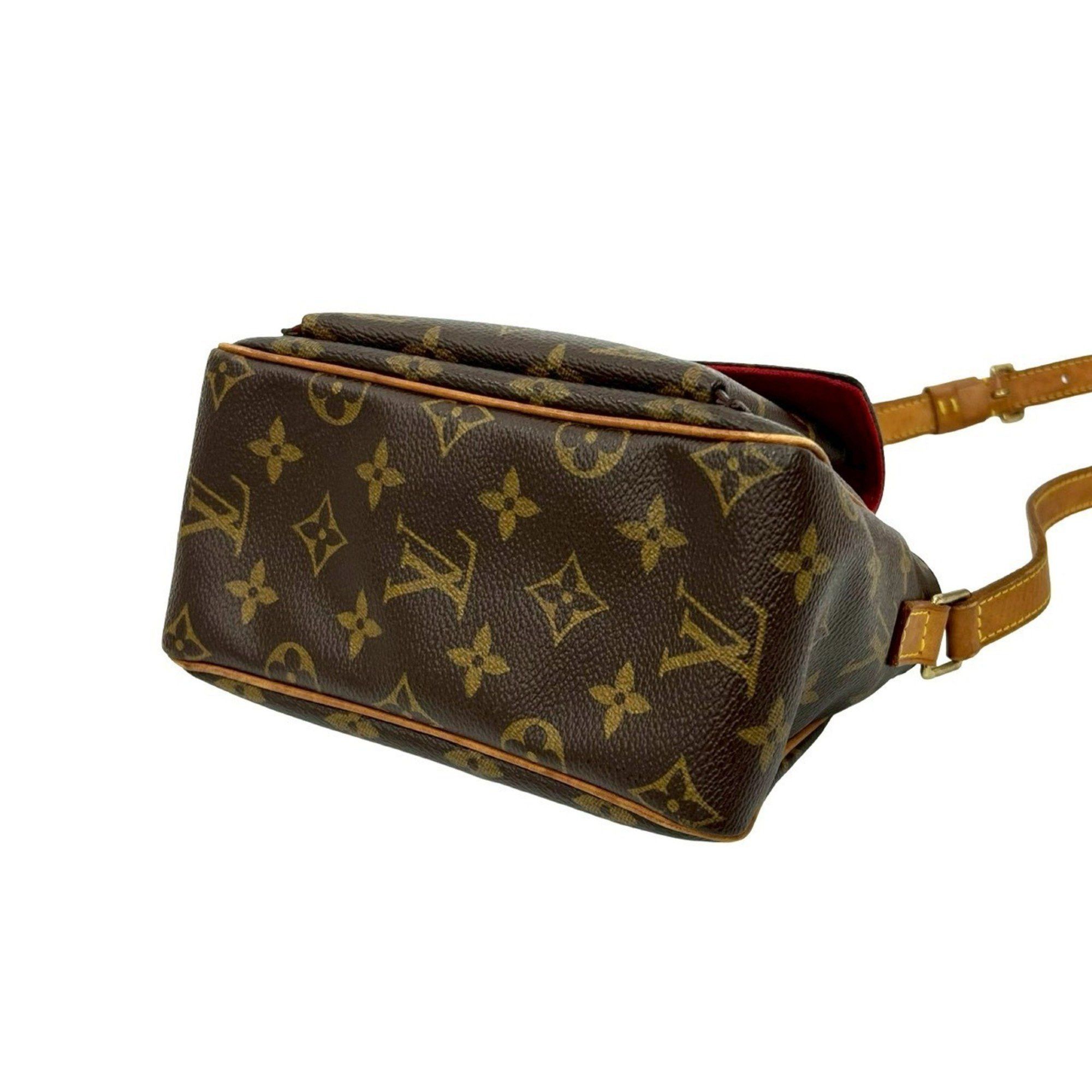 Louis Vuitton LOUIS VUITTON Viva Cite PM Monogram Leather Mini Shoulder Bag/Pochette in Brown, 28520 Size ONE SIZE - 8 Thumbnail