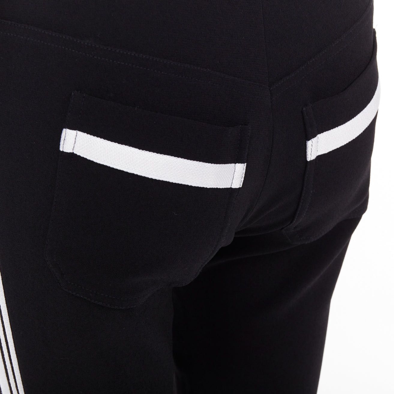 Balenciaga BALENCIAGA 2007 black white striped panelled bicycle inspired pants FR36 S Size 27" / US 4 / IT 40 - 7 Thumbnail