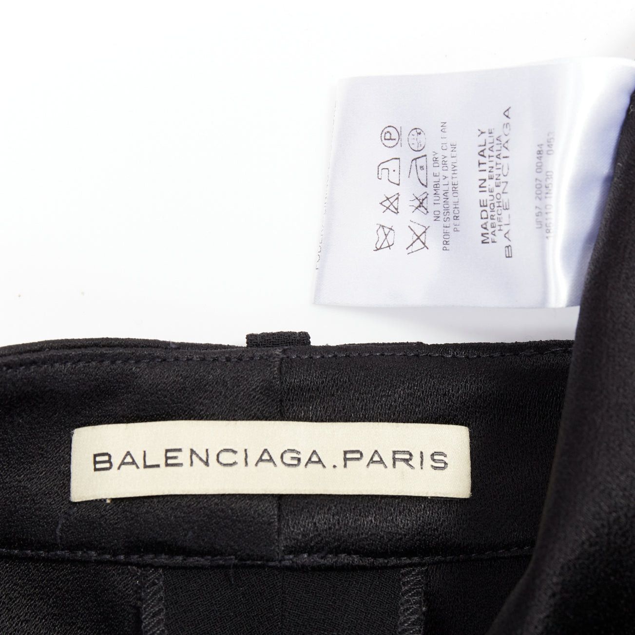 Balenciaga BALENCIAGA 2007 black white striped panelled bicycle inspired pants FR36 S Size 27" / US 4 / IT 40 - 9 Thumbnail