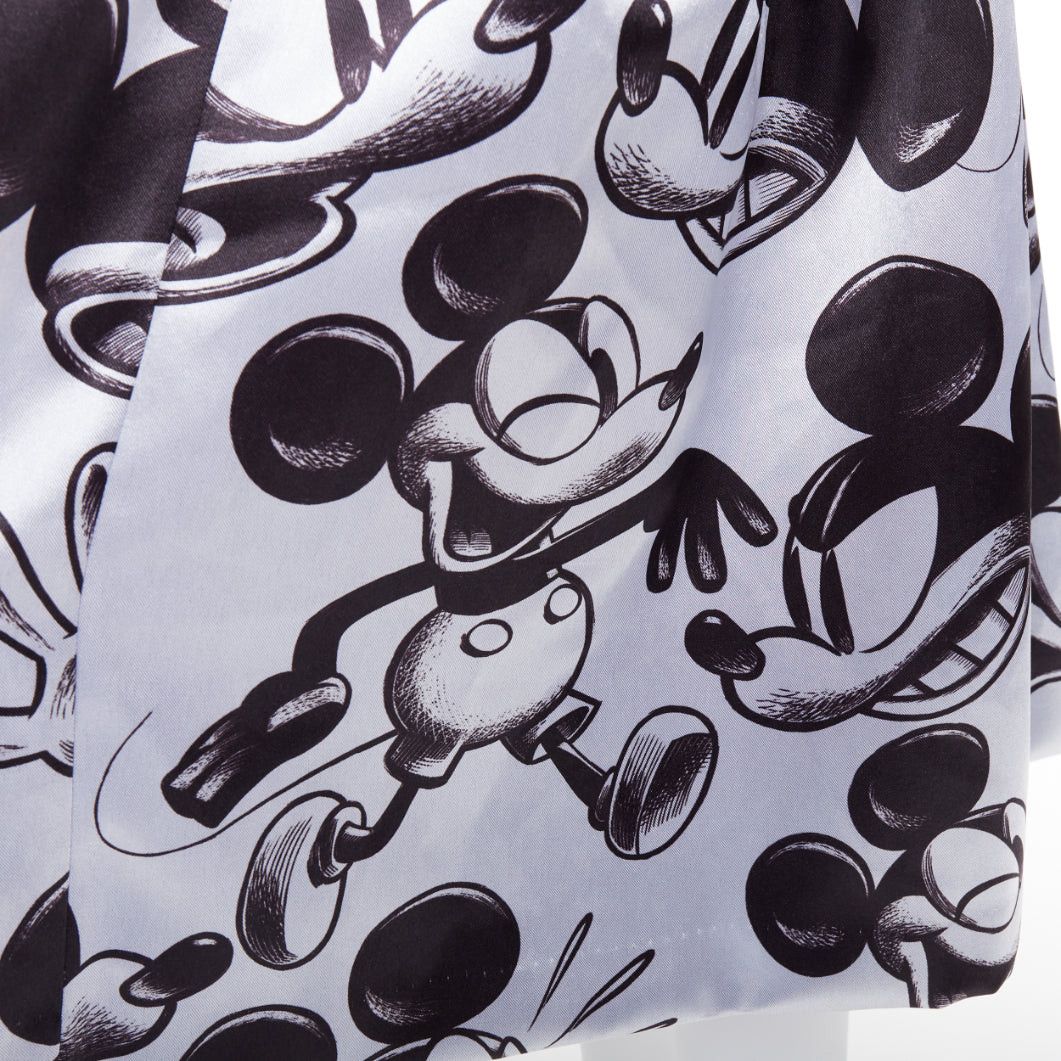Comme des Garcons COMME DES GARCONS 2020 DISNEY Mickey Mouse silver suspender skirt pinafore S Size 27" / US 4 / IT 40 - 2 Thumbnail