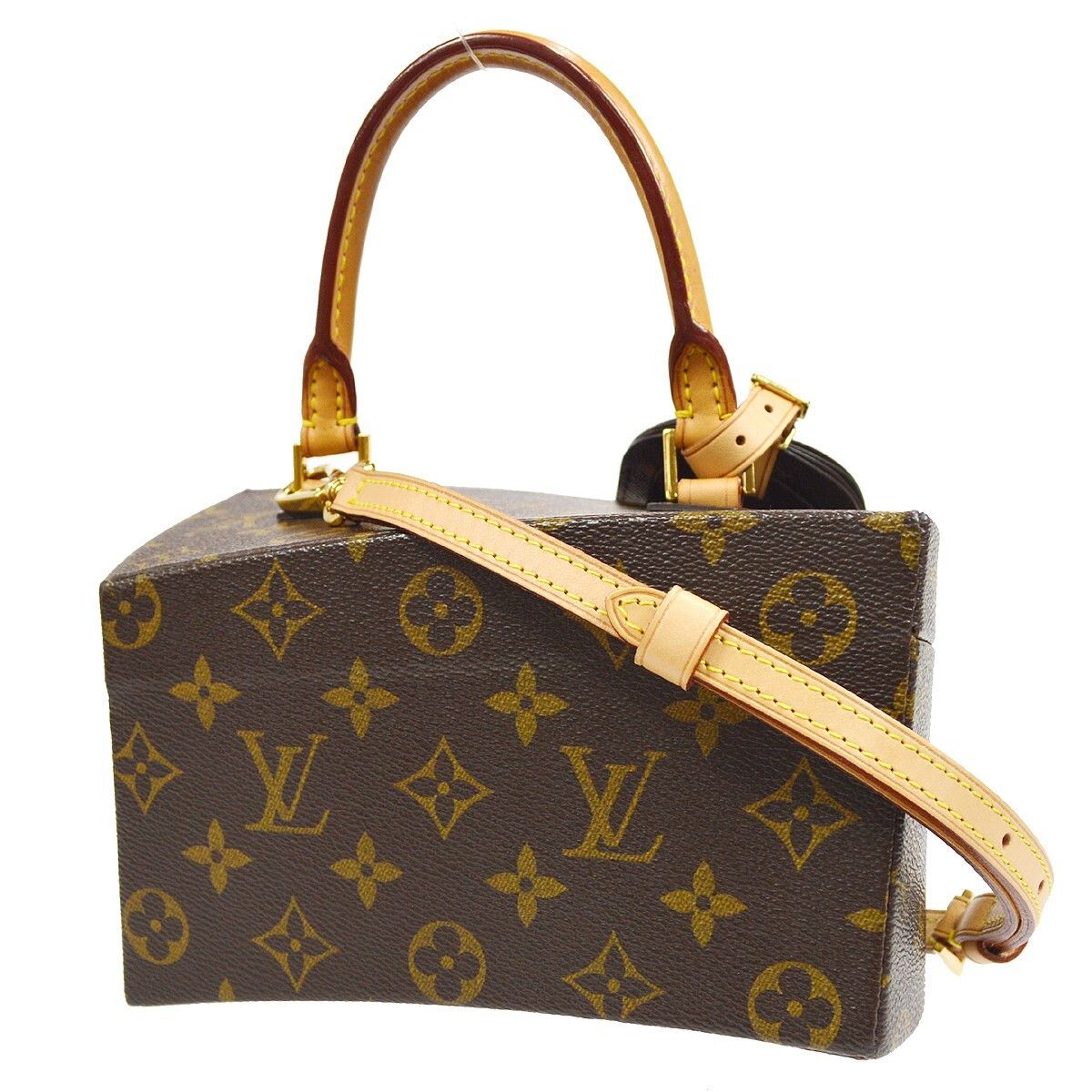 Louis Vuitton Louis Vuitton Frank Gehry Twisted Box Bag Monogram Canvas Size ONE SIZE - 2 Thumbnail