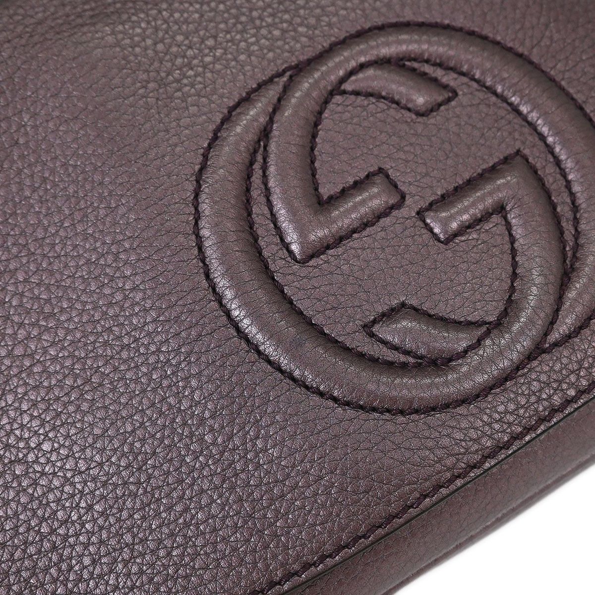 Gucci Gucci Soho Chain Crossbody Bag Leather Size ONE SIZE - 9 Thumbnail