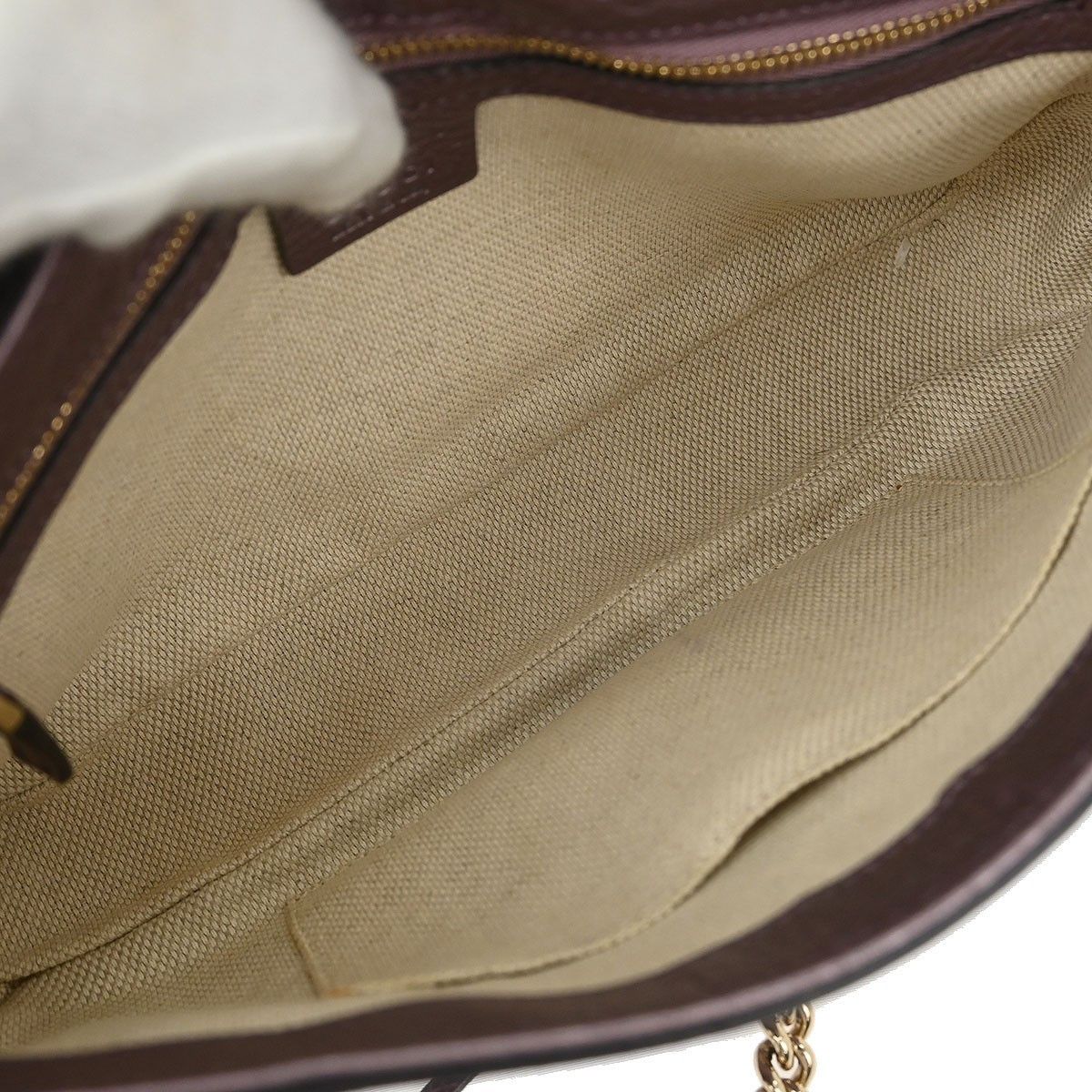 Gucci Gucci Soho Chain Crossbody Bag Leather Size ONE SIZE - 3 Thumbnail
