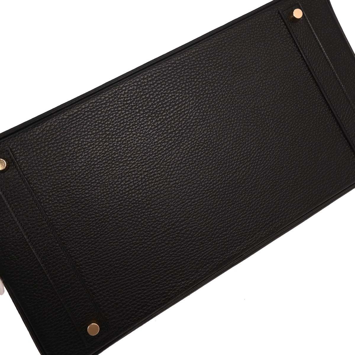 Hermes Hermes Birkin Handbag Black Ardennes with Gold Hardware Size ONE SIZE - 4 Thumbnail