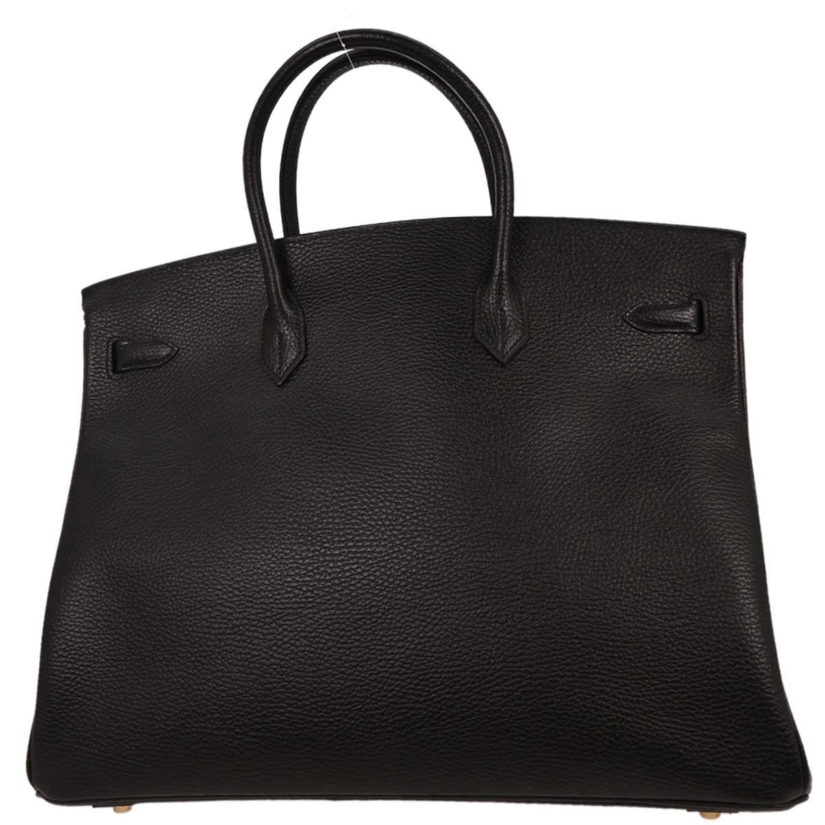 Hermes Hermes Birkin Handbag Black Ardennes with Gold Hardware Size ONE SIZE - 2 Thumbnail
