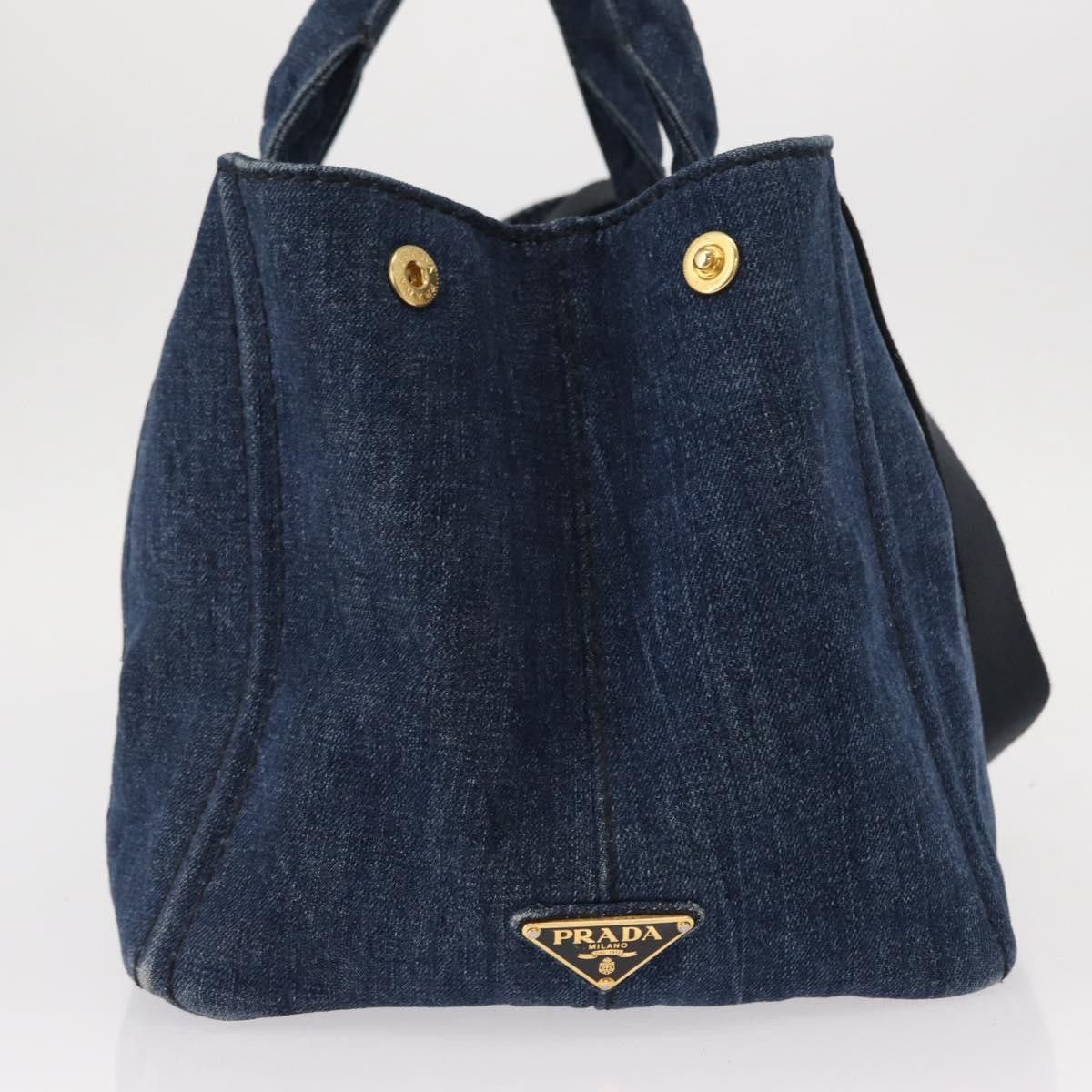 Prada Prada Canapa Open Tote Canvas Size ONE SIZE - 4 Thumbnail