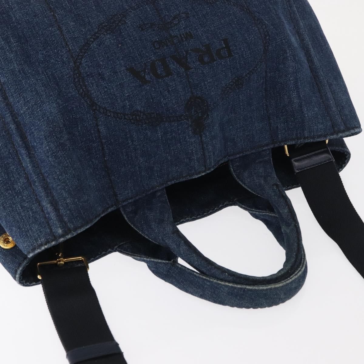 Prada Prada Canapa Open Tote Canvas Size ONE SIZE - 16 Thumbnail