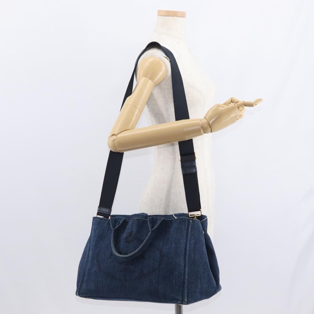 Prada Prada Canapa Open Tote Canvas Size ONE SIZE - 14 Thumbnail