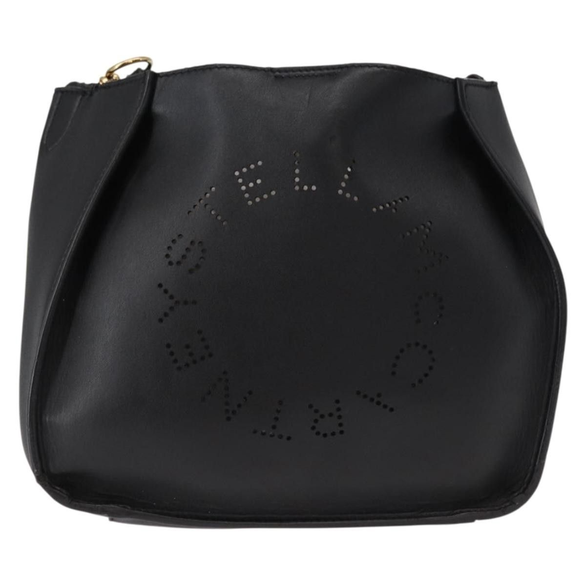 Stella McCartney Stella McCartney Logo Crossbody Bag Perforated Faux Leather Size ONE SIZE - 17 Thumbnail