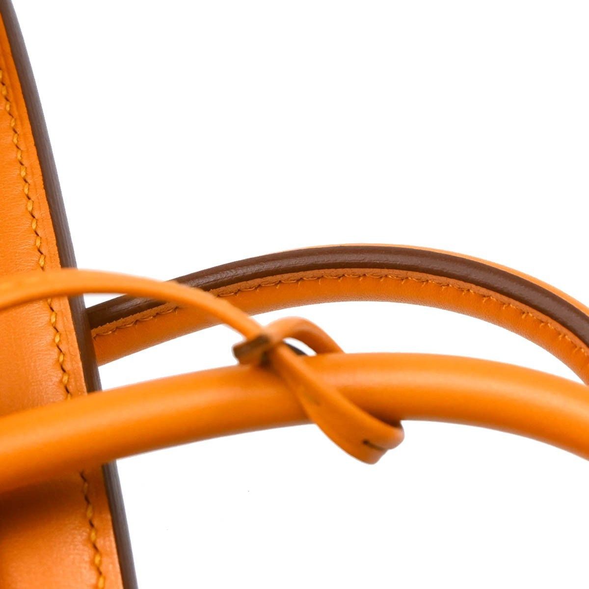 Hermes Hermes Birkin Handbag Orange Togo with Palladium Hardware Size ONE SIZE - 6 Thumbnail