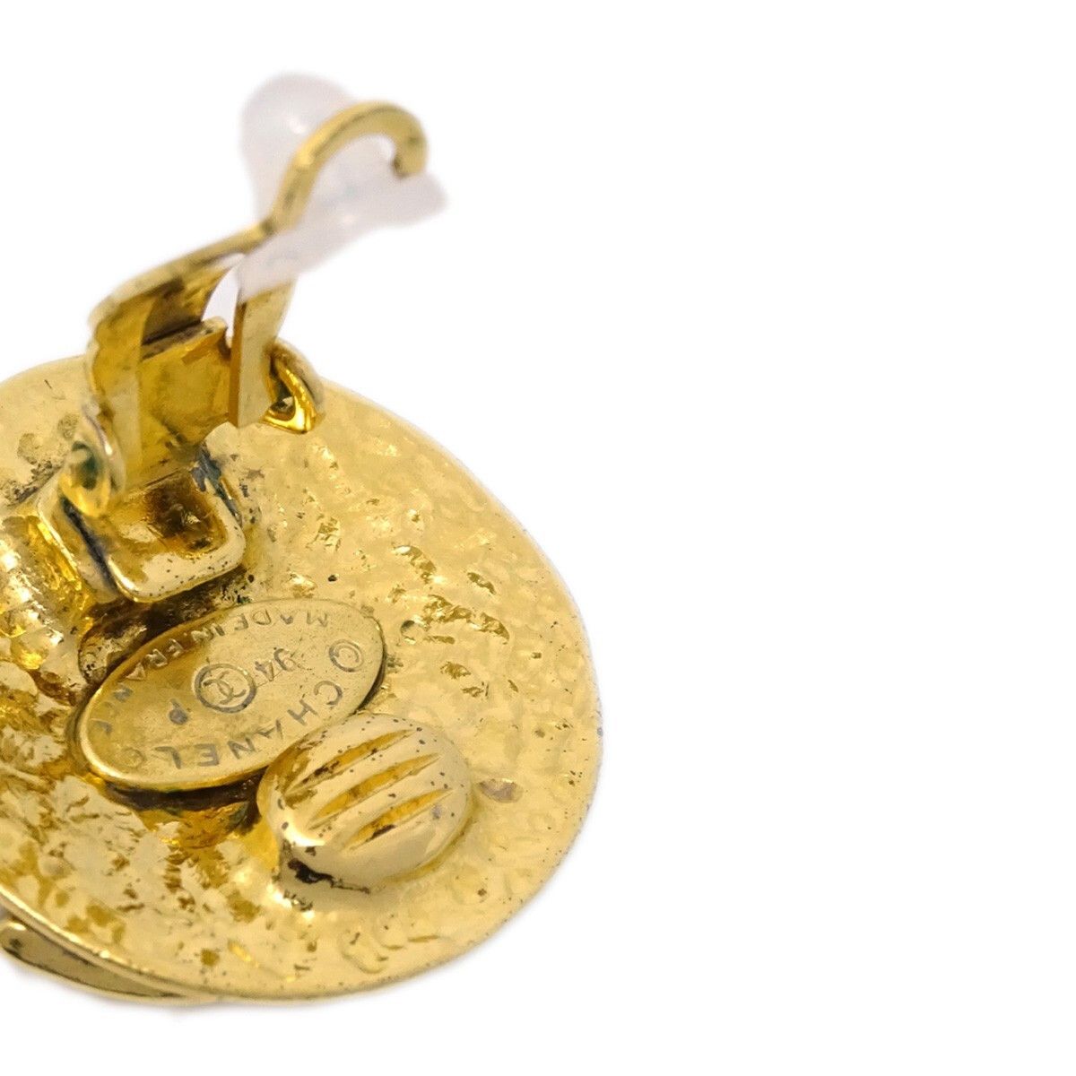 Chanel Chanel Vintage CC Round Clip-On Metal Size ONE SIZE - 2 Thumbnail