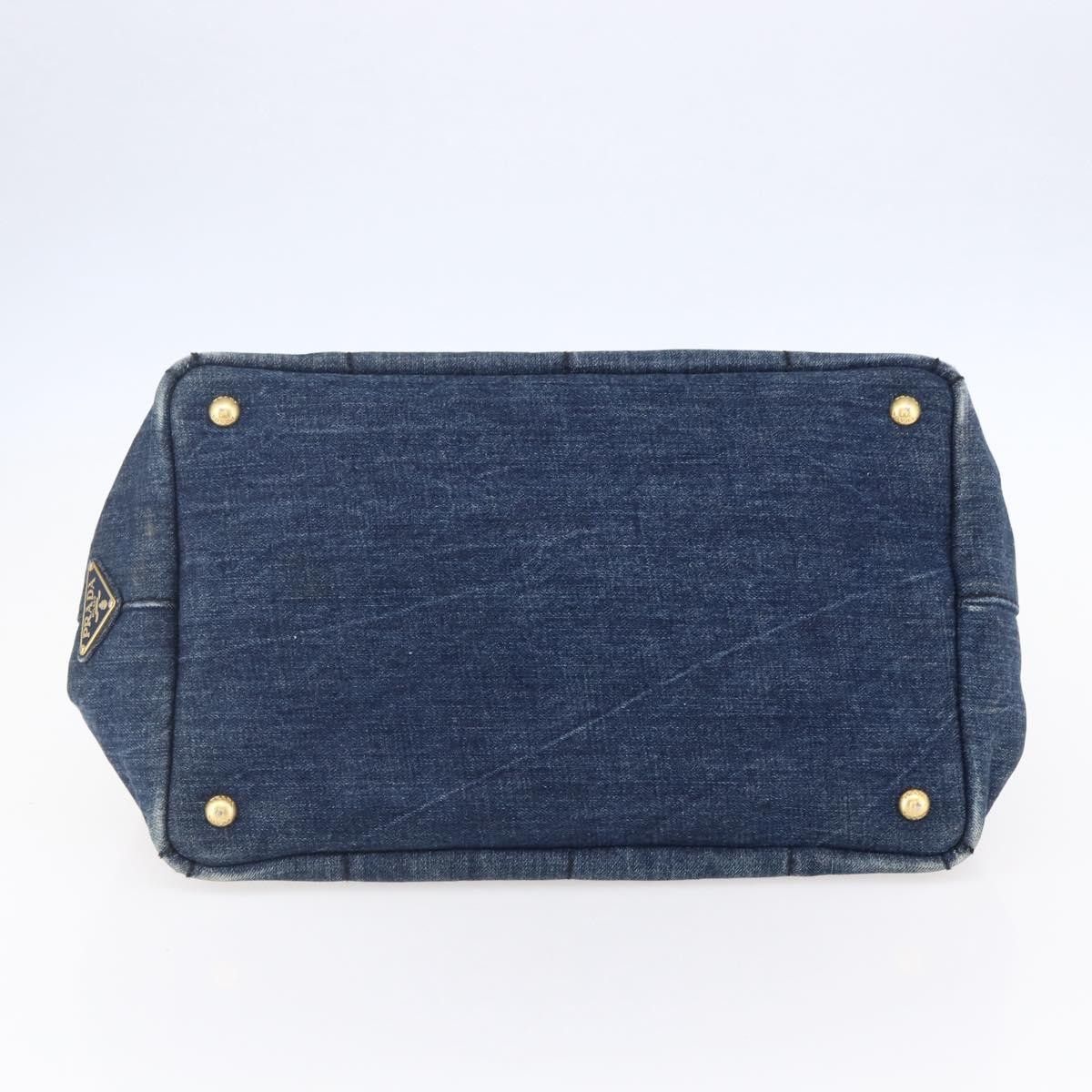 Prada Prada Canapa Open Tote Denim Size ONE SIZE - 14 Thumbnail