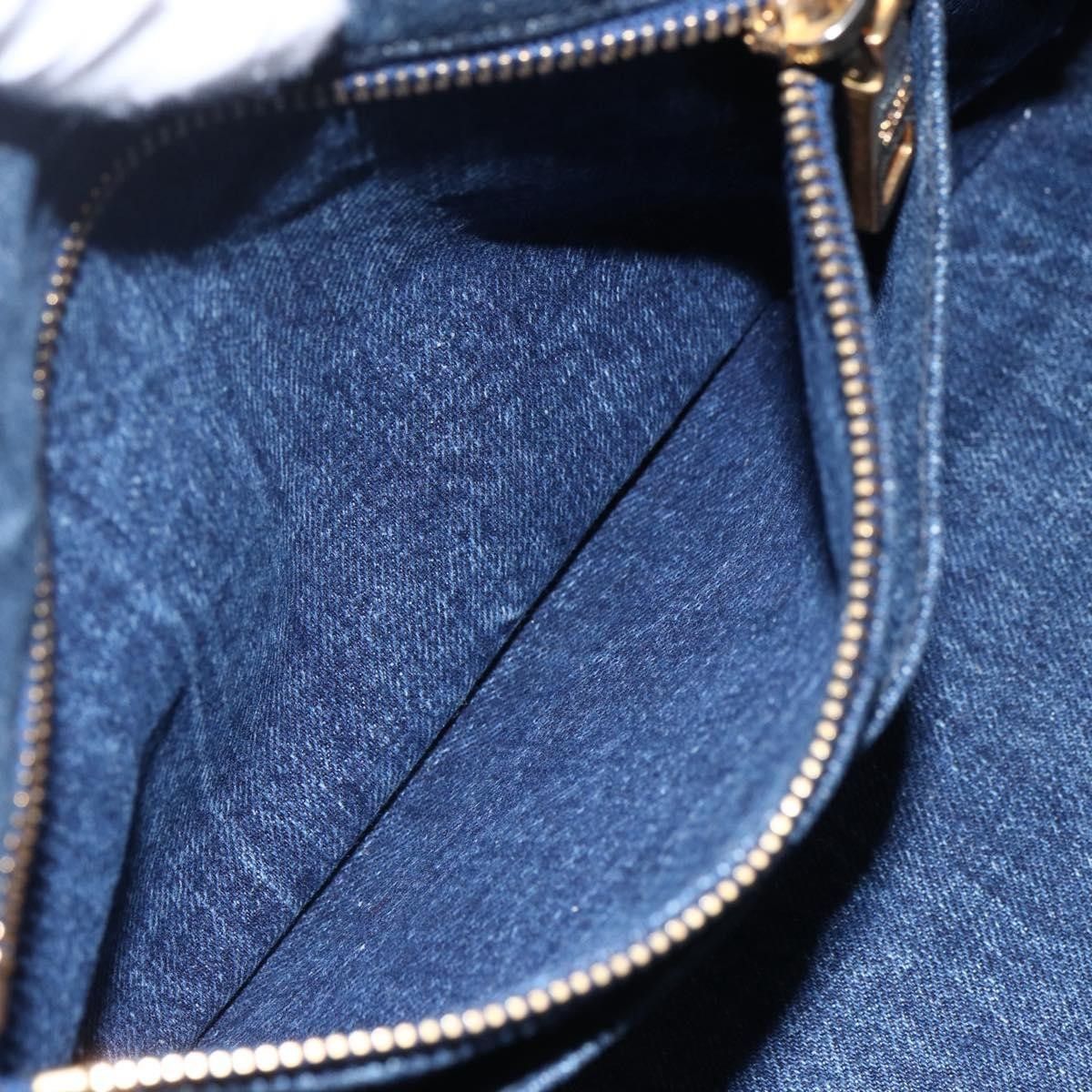 Prada Prada Canapa Open Tote Denim Size ONE SIZE - 21 Thumbnail