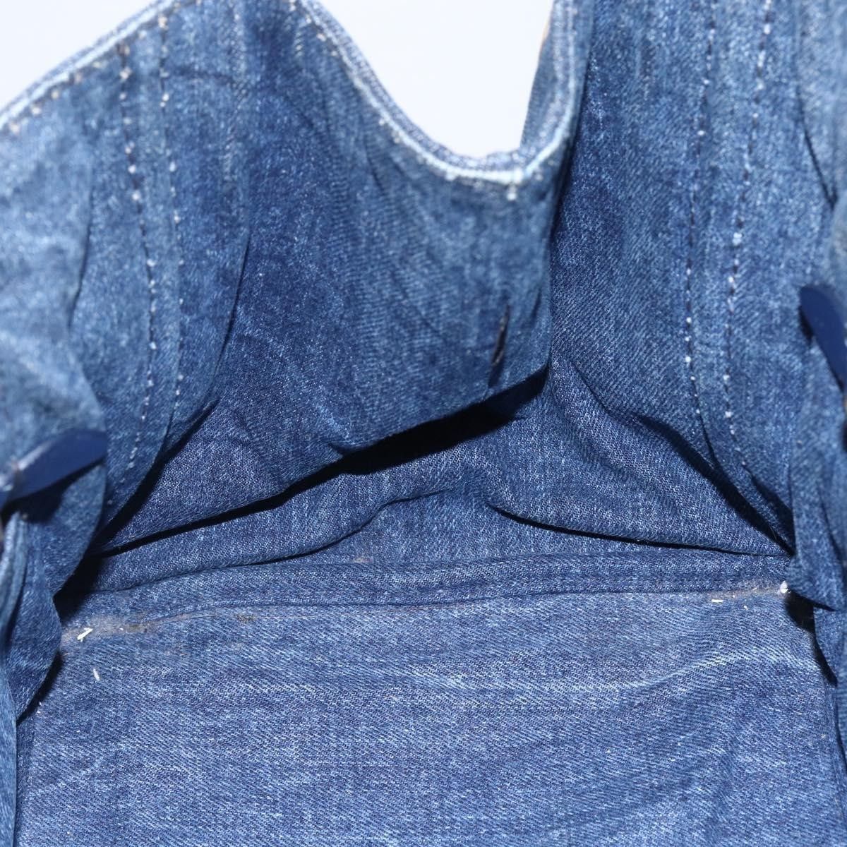 Prada Prada Canapa Open Tote Denim Size ONE SIZE - 19 Thumbnail