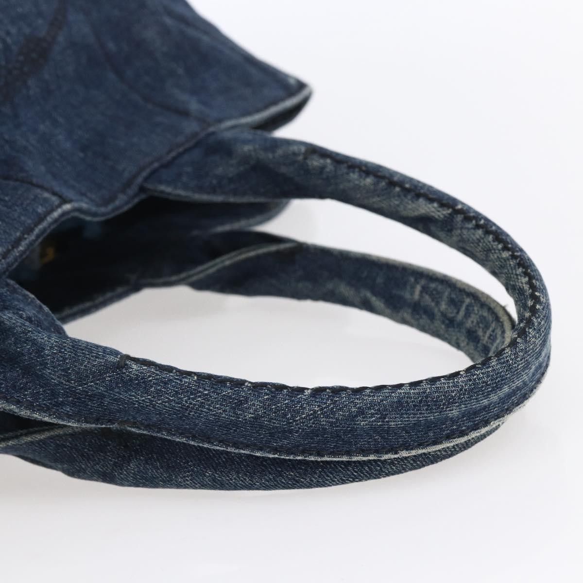 Prada Prada Canapa Open Tote Denim Size ONE SIZE - 8 Thumbnail