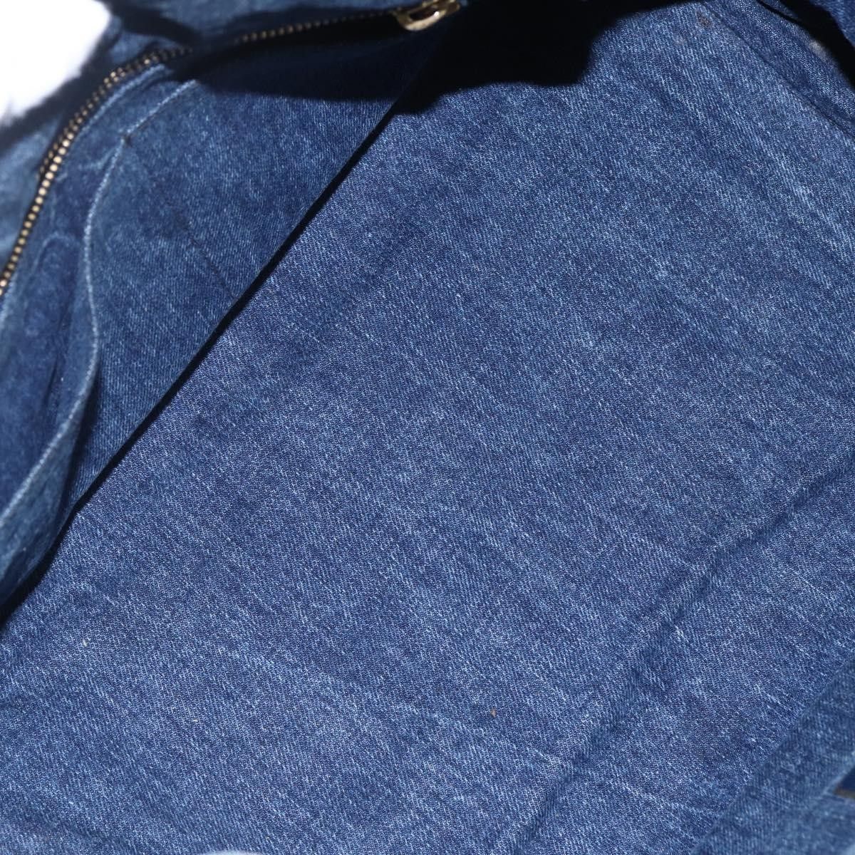 Prada Prada Canapa Open Tote Denim Size ONE SIZE - 5 Thumbnail