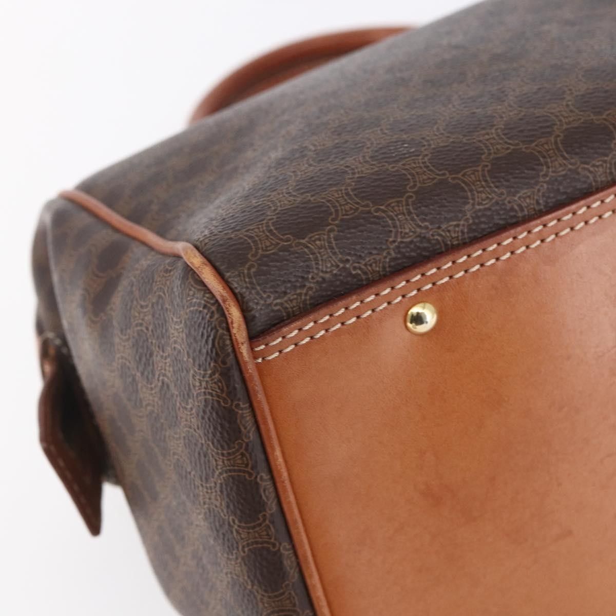 Celine Celine Vintage Duffle Bag Canvas and Leather Size ONE SIZE - 12 Thumbnail