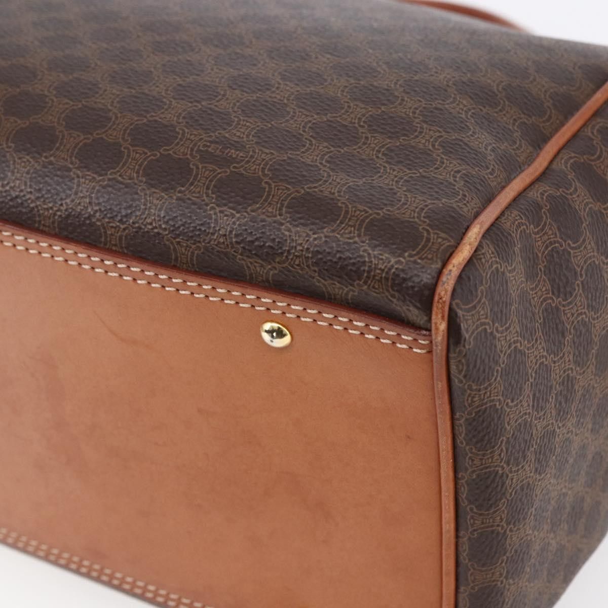 Celine Celine Vintage Duffle Bag Canvas and Leather Size ONE SIZE - 10 Thumbnail
