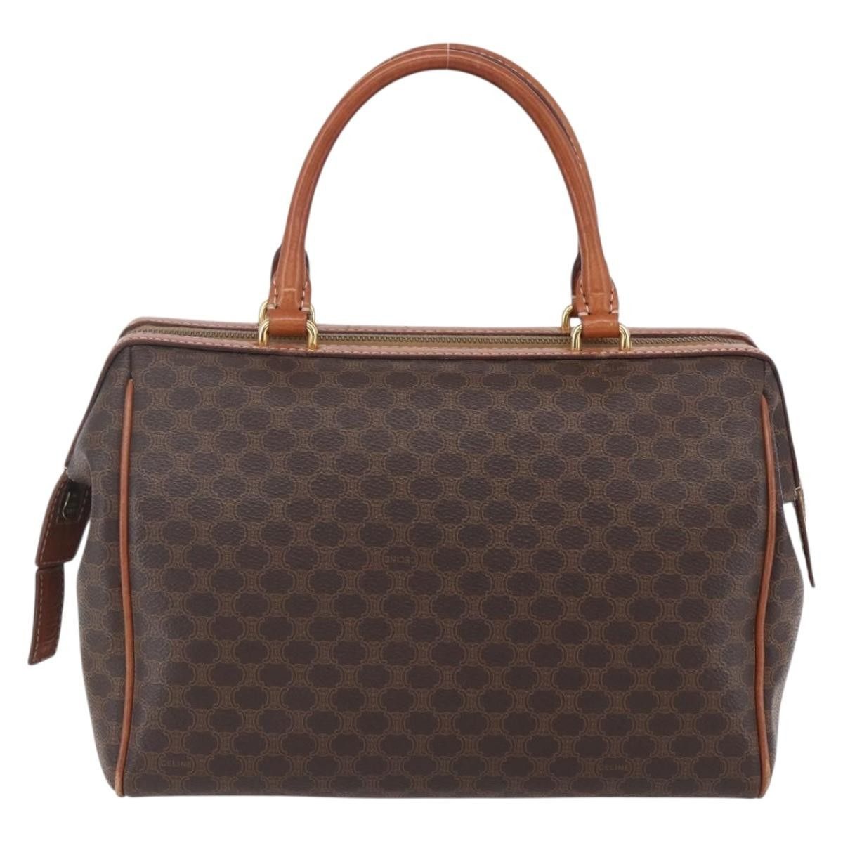 Celine Celine Vintage Duffle Bag Canvas and Leather Size ONE SIZE - 2 Thumbnail
