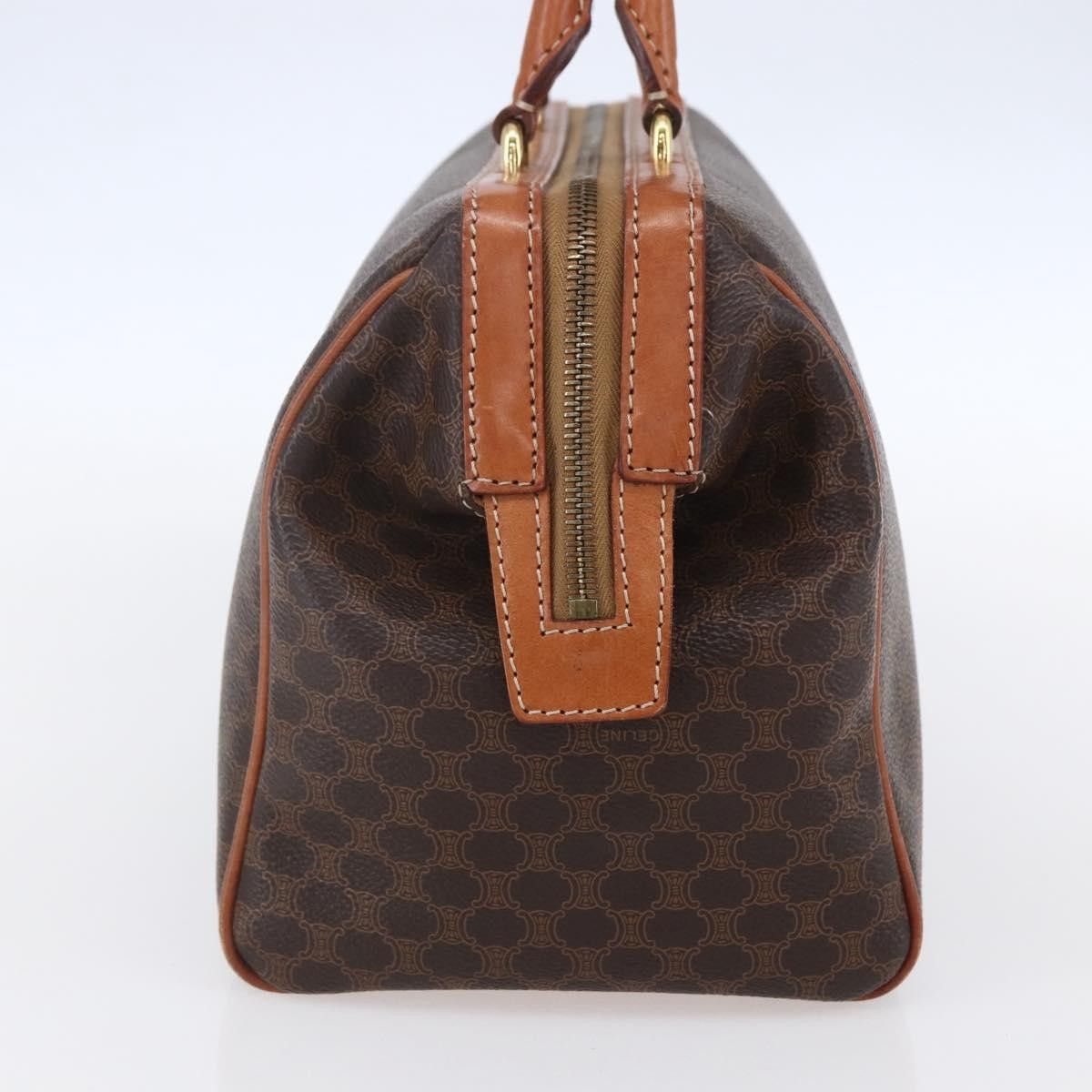 Celine Celine Vintage Duffle Bag Canvas and Leather Size ONE SIZE - 3 Thumbnail