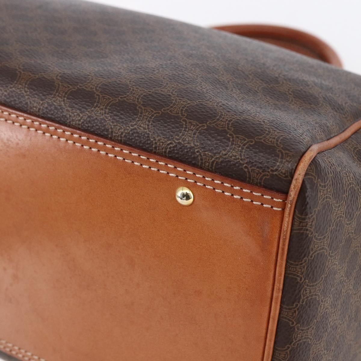 Celine Celine Vintage Duffle Bag Canvas and Leather Size ONE SIZE - 9 Thumbnail