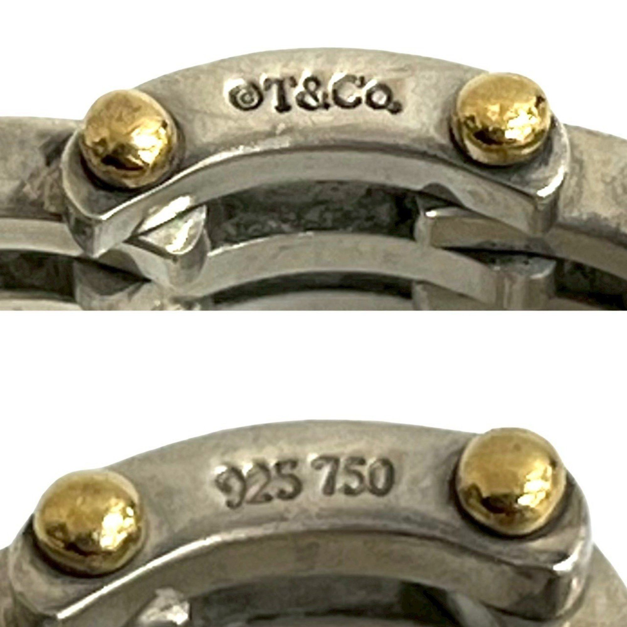 Tiffany & Co. TIFFANY & Co. Tiffany Gate Ring, 925 Sterling Silver, 18K Gold, Size 7, Women's, 73608 Size ONE SIZE - 2 Thumbnail