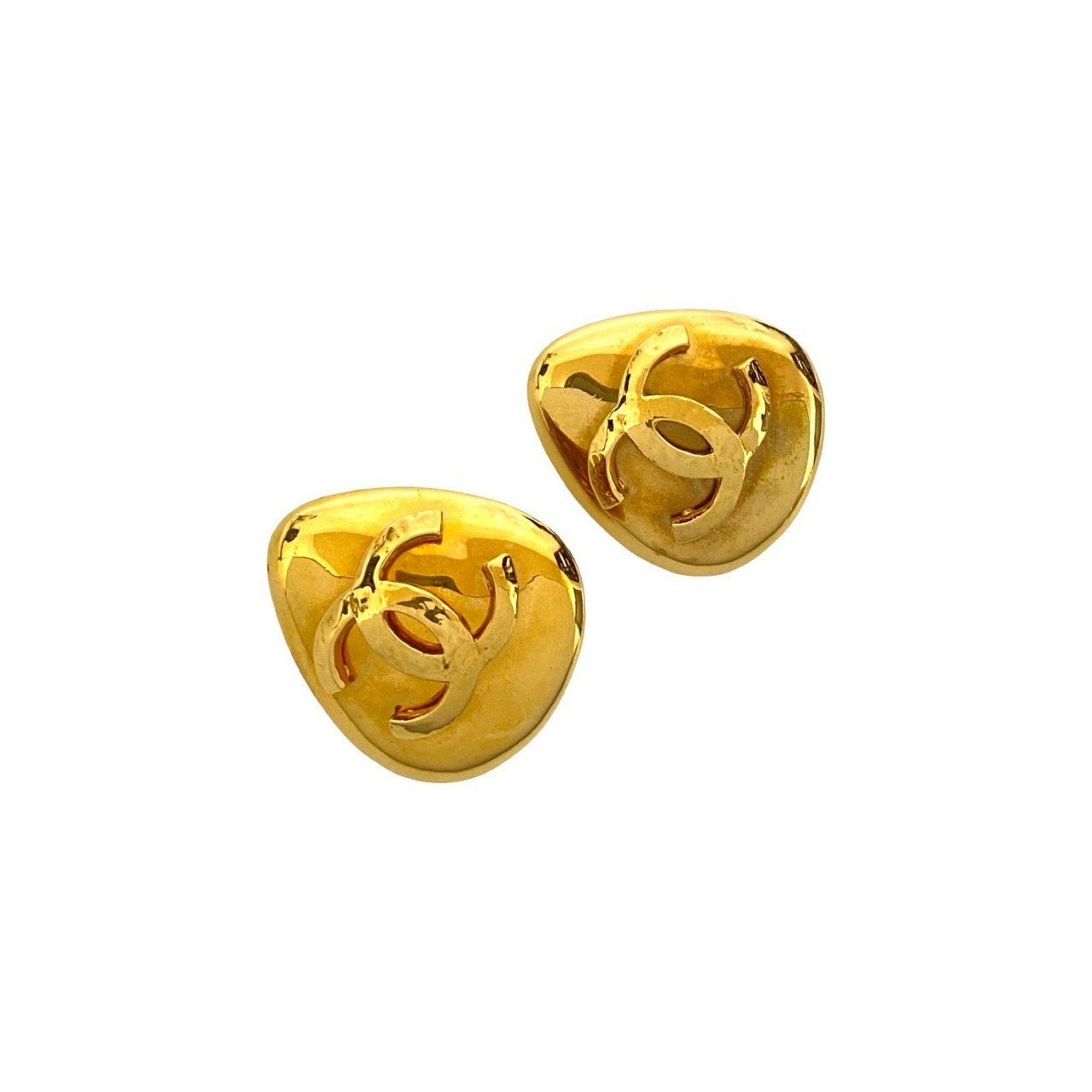 Chanel CHANEL Coco Mark GP Earrings and Ear Cuffs, Gold, f77-6 Size ONE SIZE - 2 Thumbnail
