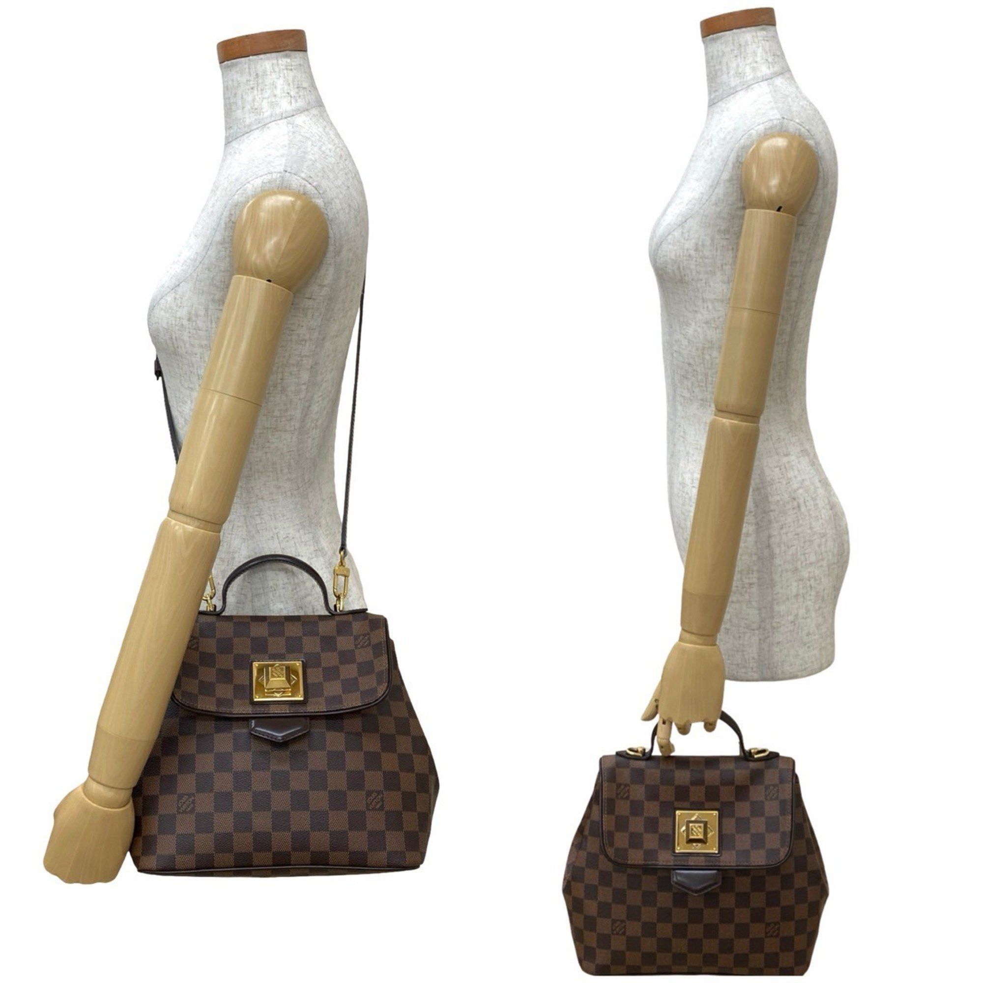 Louis Vuitton LOUIS VUITTON Bergamo PM Damier Leather 2-Way Handbag, Tote Bag, Shoulder Brown e12-1 Size ONE SIZE - 2 Thumbnail