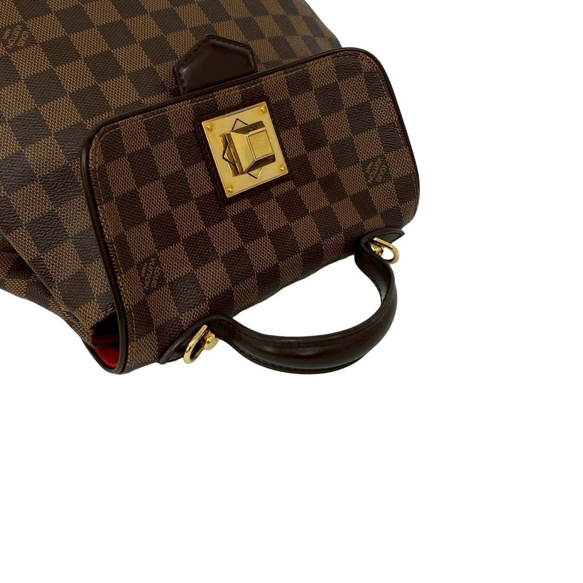 Louis Vuitton LOUIS VUITTON Bergamo PM Damier Leather 2-Way Handbag, Tote Bag, Shoulder Brown e12-1 Size ONE SIZE - 4 Thumbnail
