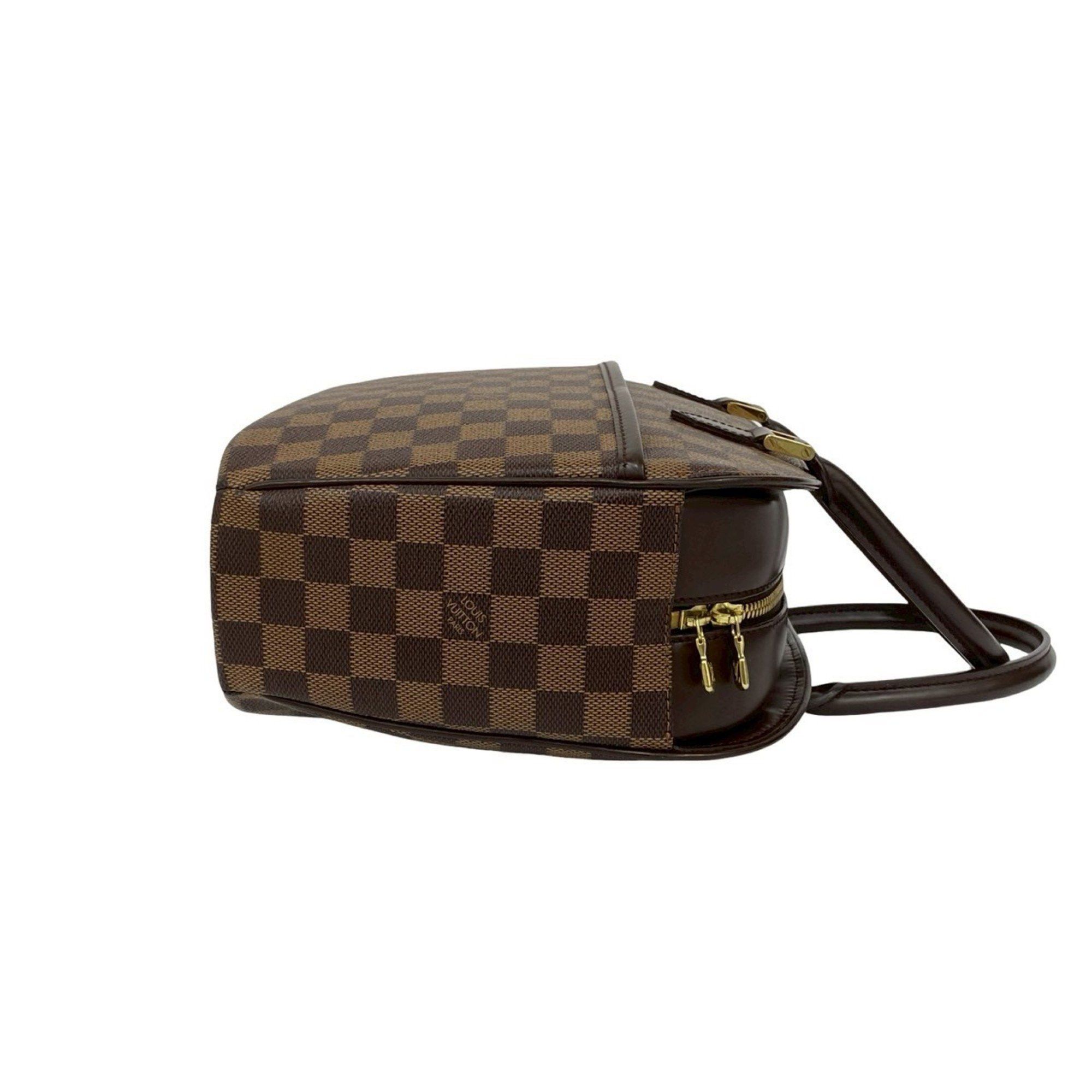 Louis Vuitton LOUIS VUITTON Saria Horizontal Damier Leather Handbag/Mini Boston Bag Brown 75339 Size ONE SIZE - 6 Thumbnail