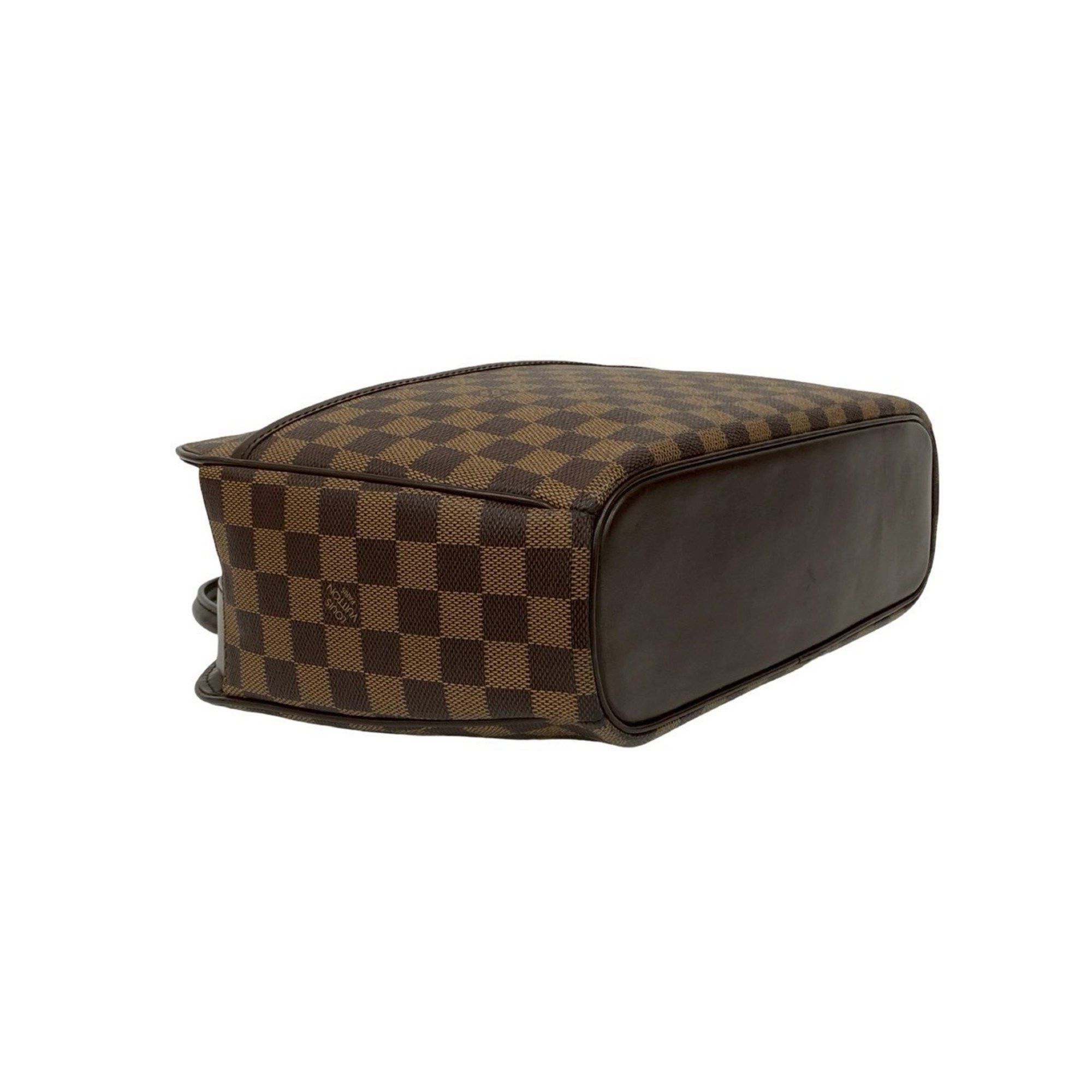 Louis Vuitton LOUIS VUITTON Saria Horizontal Damier Leather Handbag/Mini Boston Bag Brown 75339 Size ONE SIZE - 7 Thumbnail
