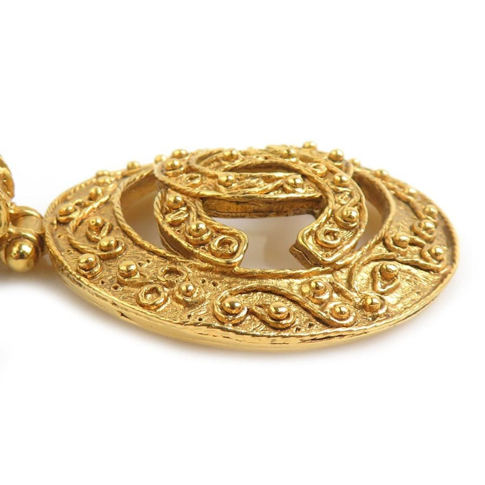 Chanel CHANEL Coco Mark Metal Gold Necklace for Women e61118a Size ONE SIZE - 3 Thumbnail