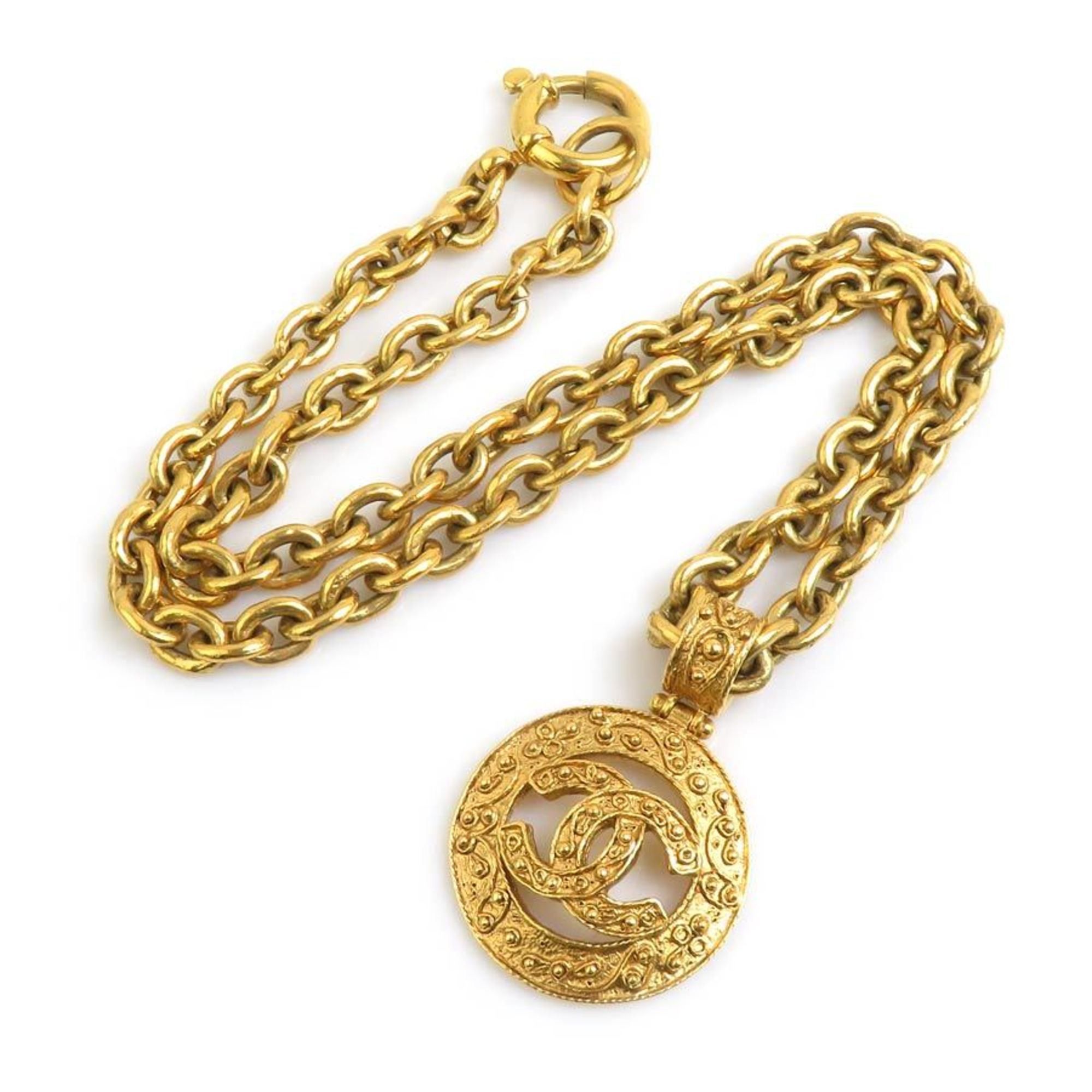 Chanel CHANEL Coco Mark Metal Gold Necklace for Women e61118a Size ONE SIZE - 2 Thumbnail