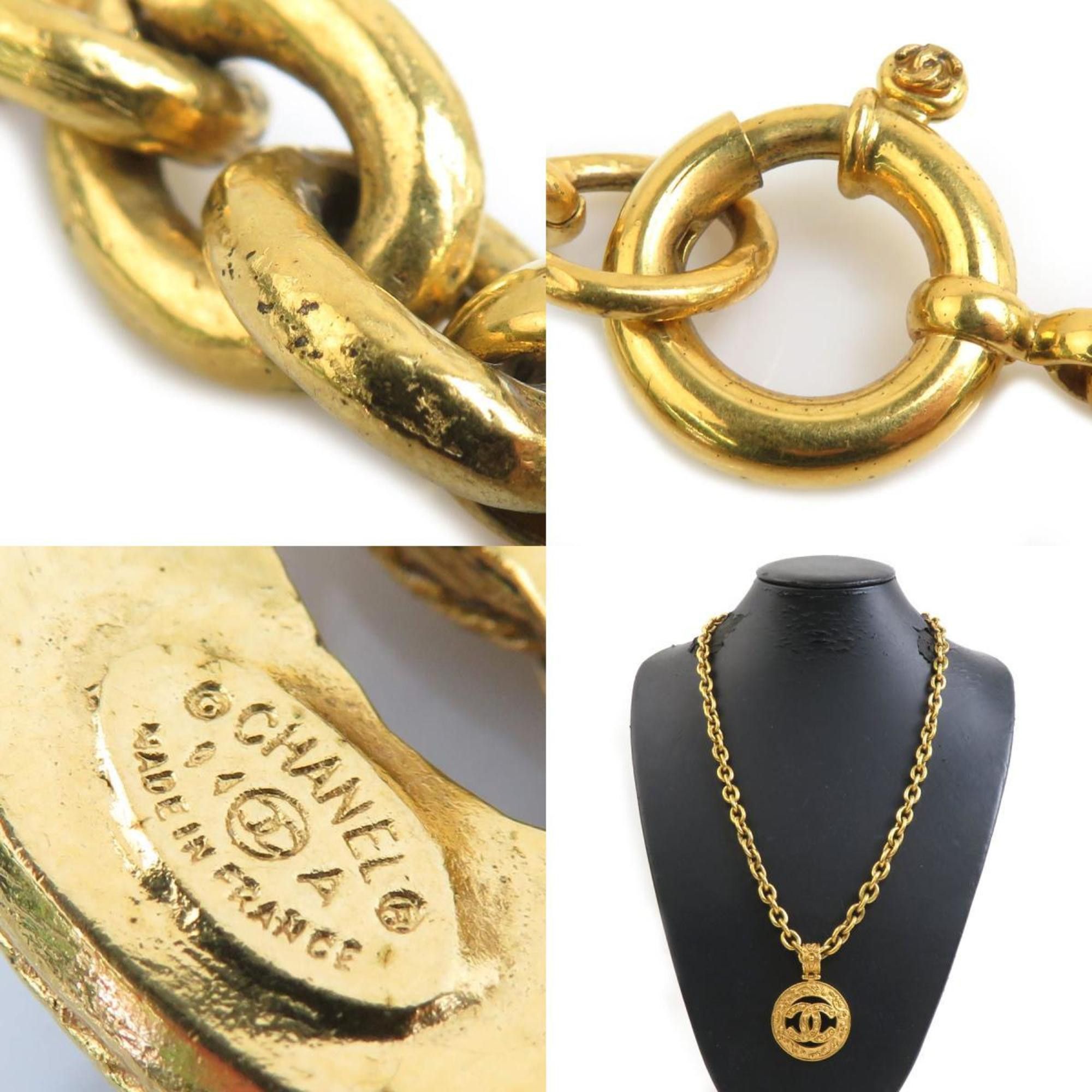 Chanel CHANEL Coco Mark Metal Gold Necklace for Women e61118a Size ONE SIZE - 5 Thumbnail