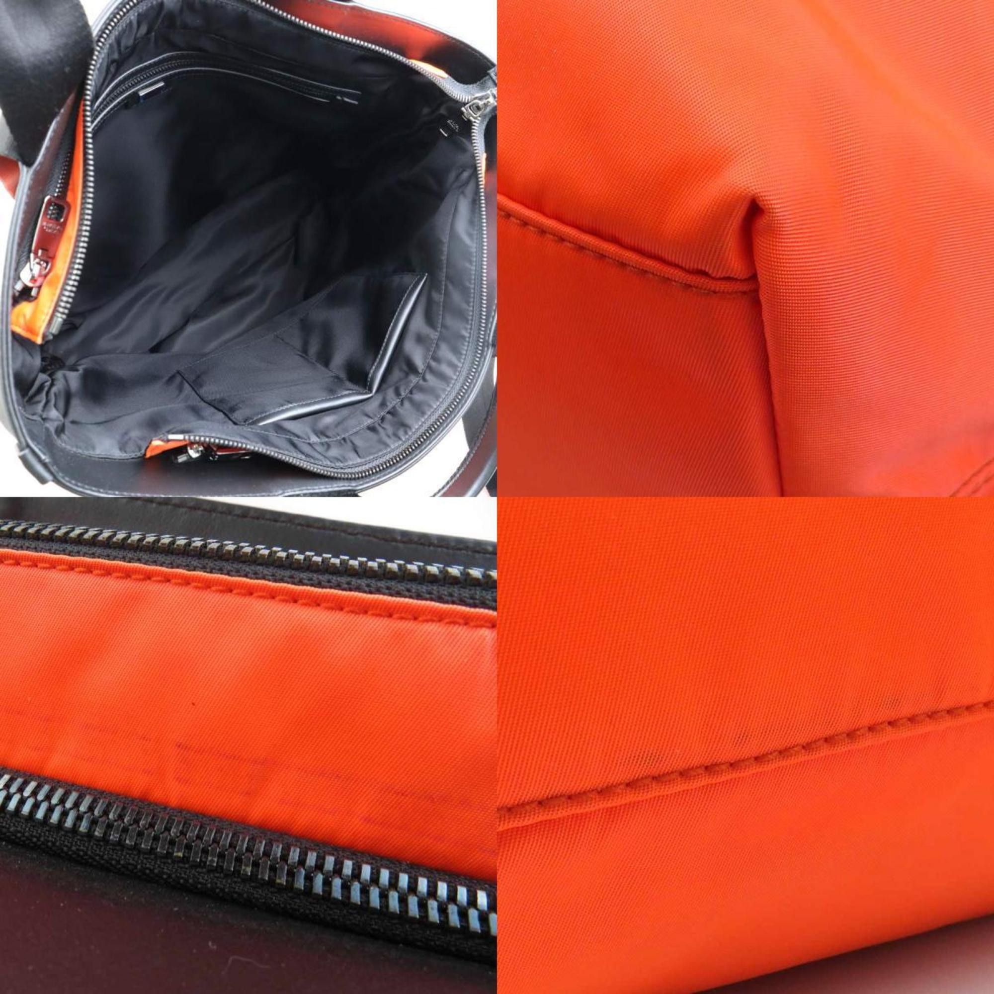 Dolce & Gabbana Dolce & Gabbana shoulder bag, tote nylon, neon orange and black, men's women's, r10880g Size ONE SIZE - 3 Thumbnail