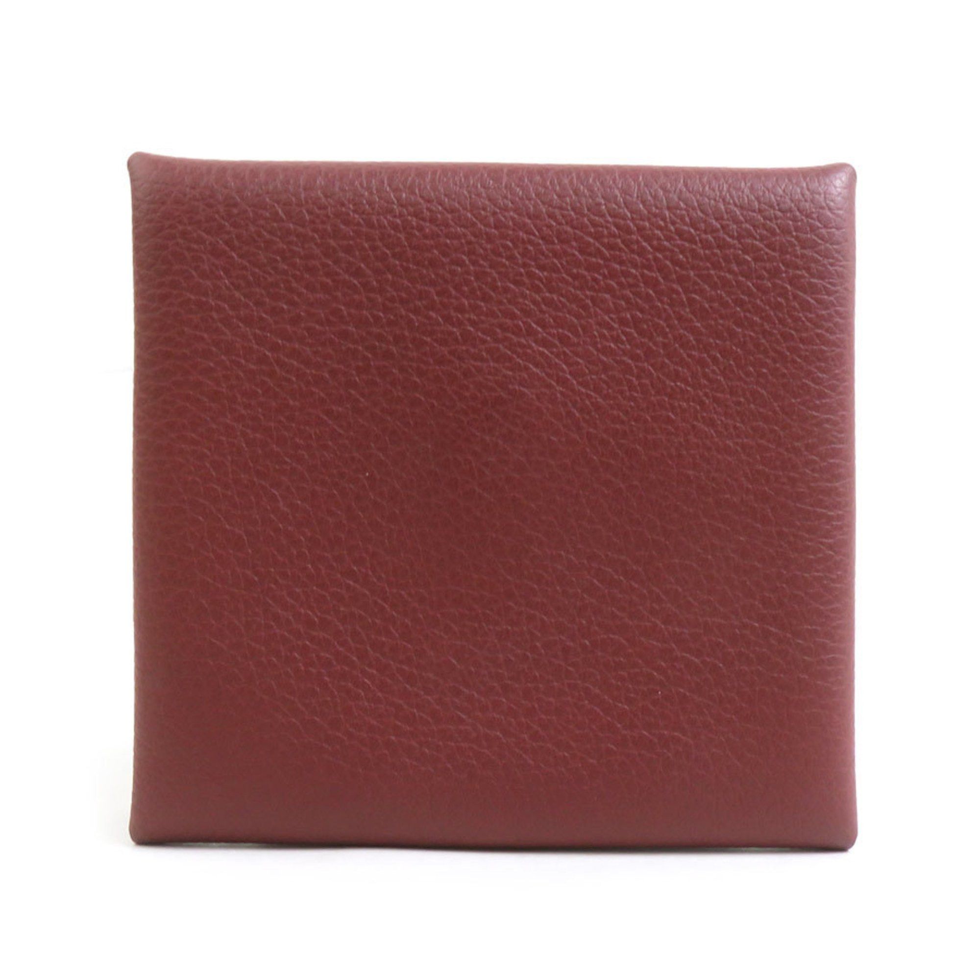 Hermes Hermes Hermès Bastia Evercolor Rouge H wallet/coin case for men and women r10889a Size ONE SIZE - 2 Thumbnail