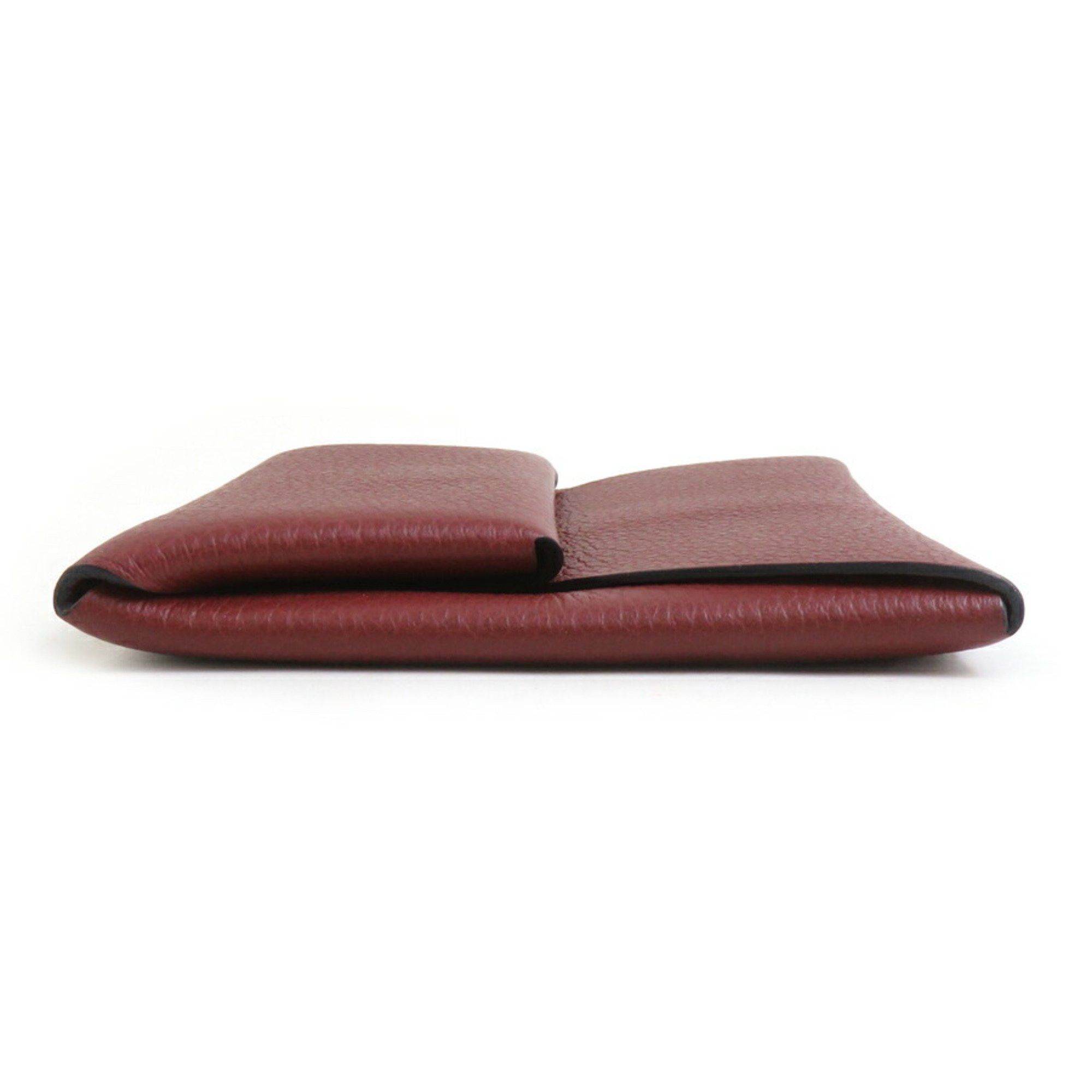 Hermes Hermes Hermès Bastia Evercolor Rouge H wallet/coin case for men and women r10889a Size ONE SIZE - 3 Thumbnail