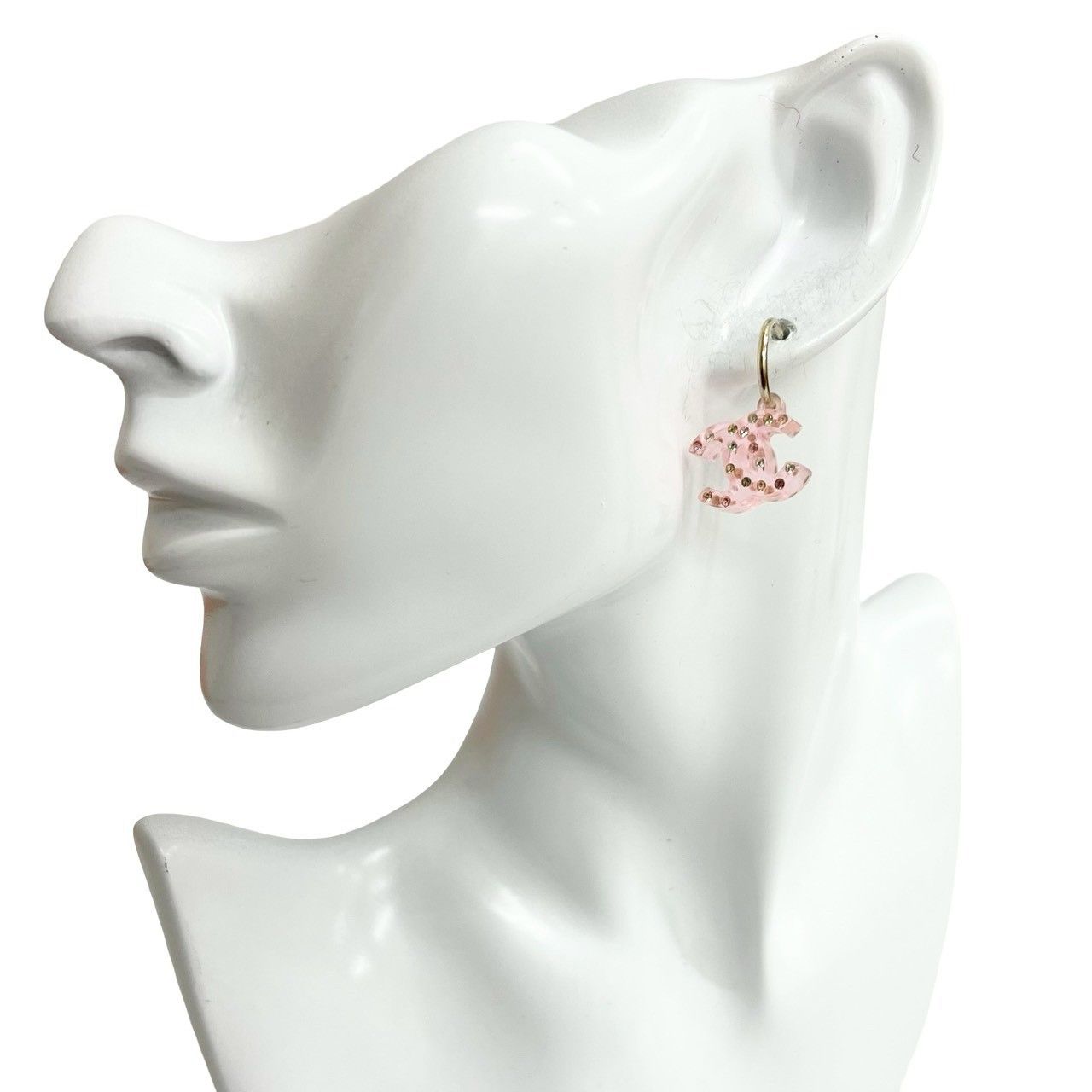 Chanel Chanel Chanel Coco Mark Earrings Plastic Earrings 04A DUTY FREE for USA Size ONE SIZE - 2 Thumbnail
