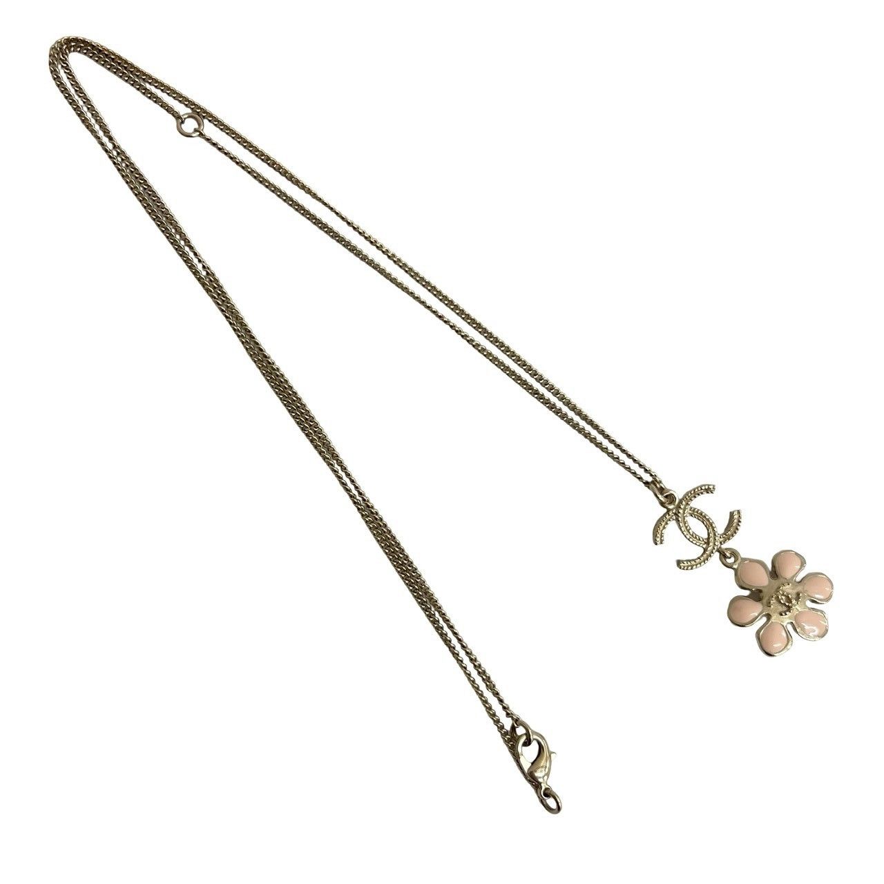 Chanel Chanel Chanel Coco Mark Flower Motif Necklace Metal Necklace DUTY FREE for USA Size ONE SIZE - 6 Thumbnail