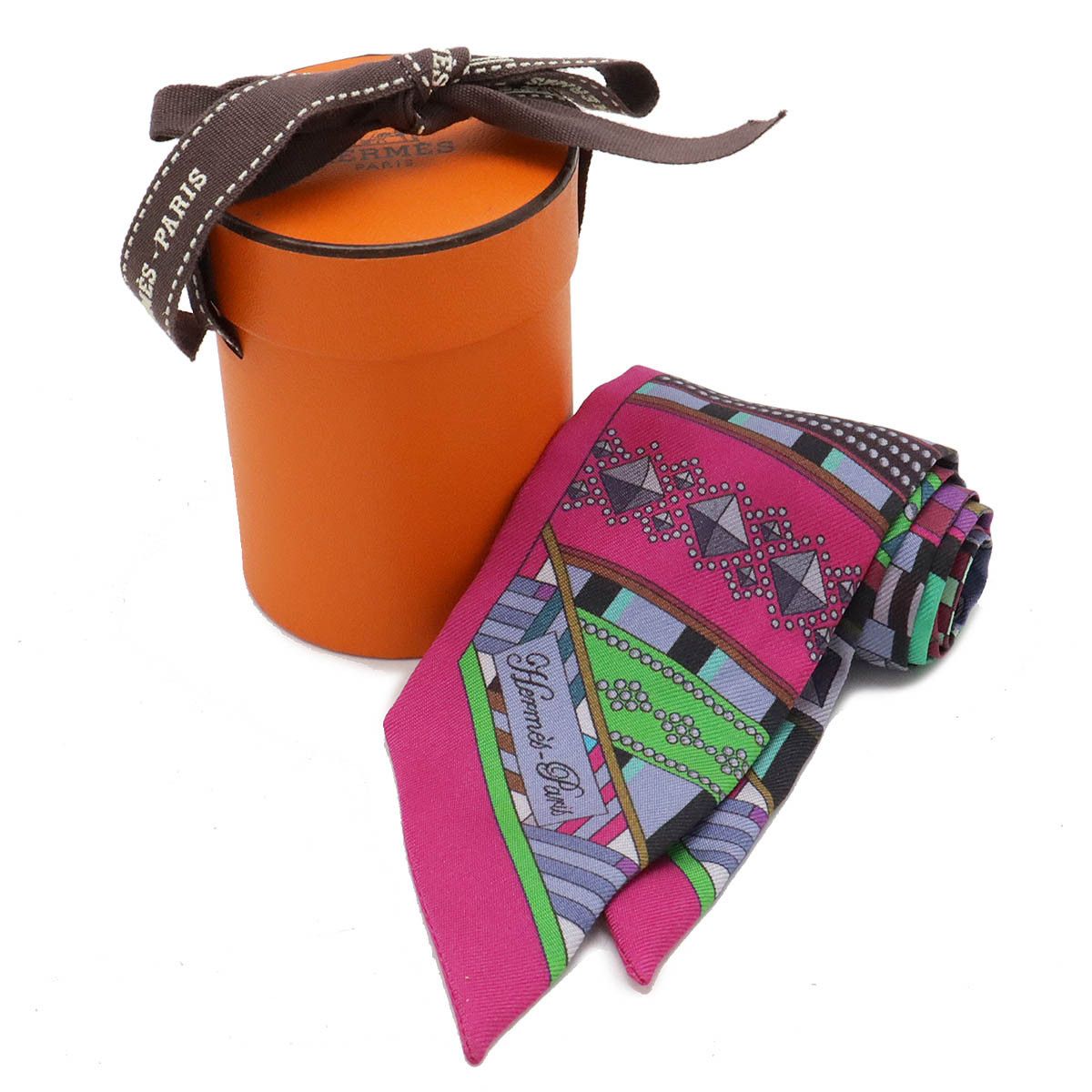 Hermes Hermes Hermes Twilly Silk Scarf Cotton Scarf DUTY FREE for USA Size ONE SIZE - 5 Thumbnail
