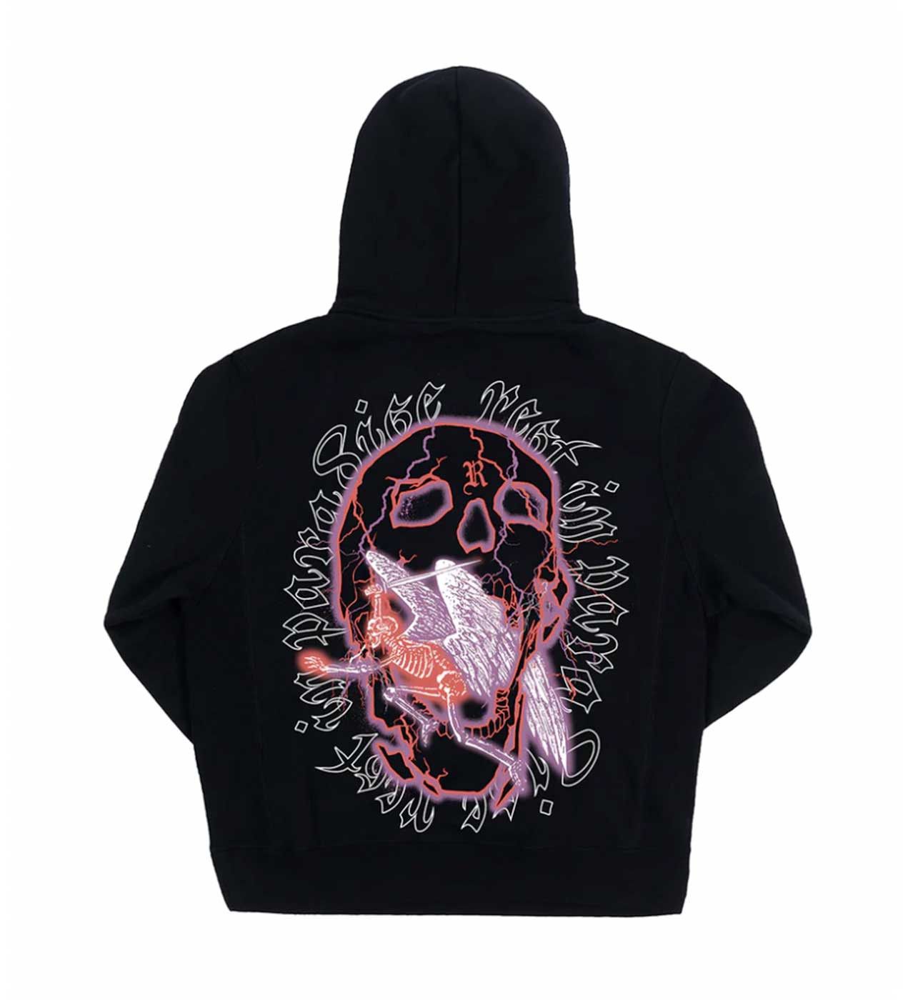 Revenge Skeleton Angel Hoodie Black Size US XL / EU 56 / 4 - 2 Thumbnail