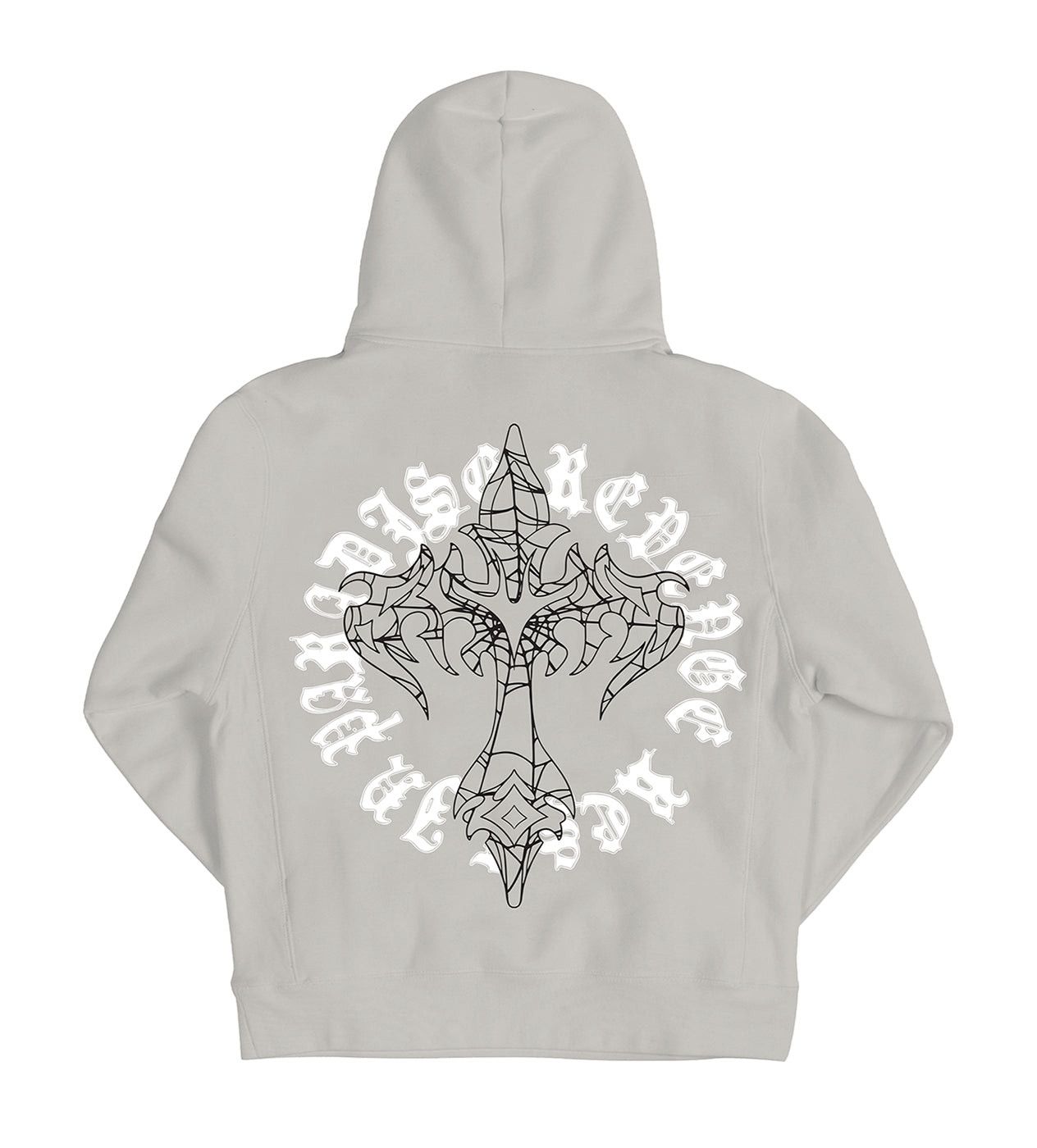 Revenge Web Cross Hoodie Cement Size US XL / EU 56 / 4 - 2 Thumbnail