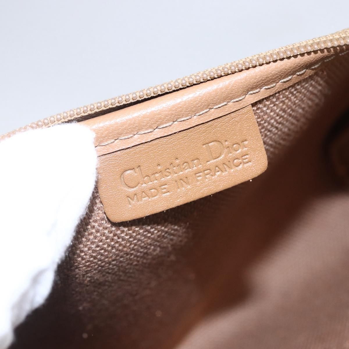 Dior Christian Dior Vintage Honeycomb Zip Canvas and Leather Size ONE SIZE - 6 Thumbnail