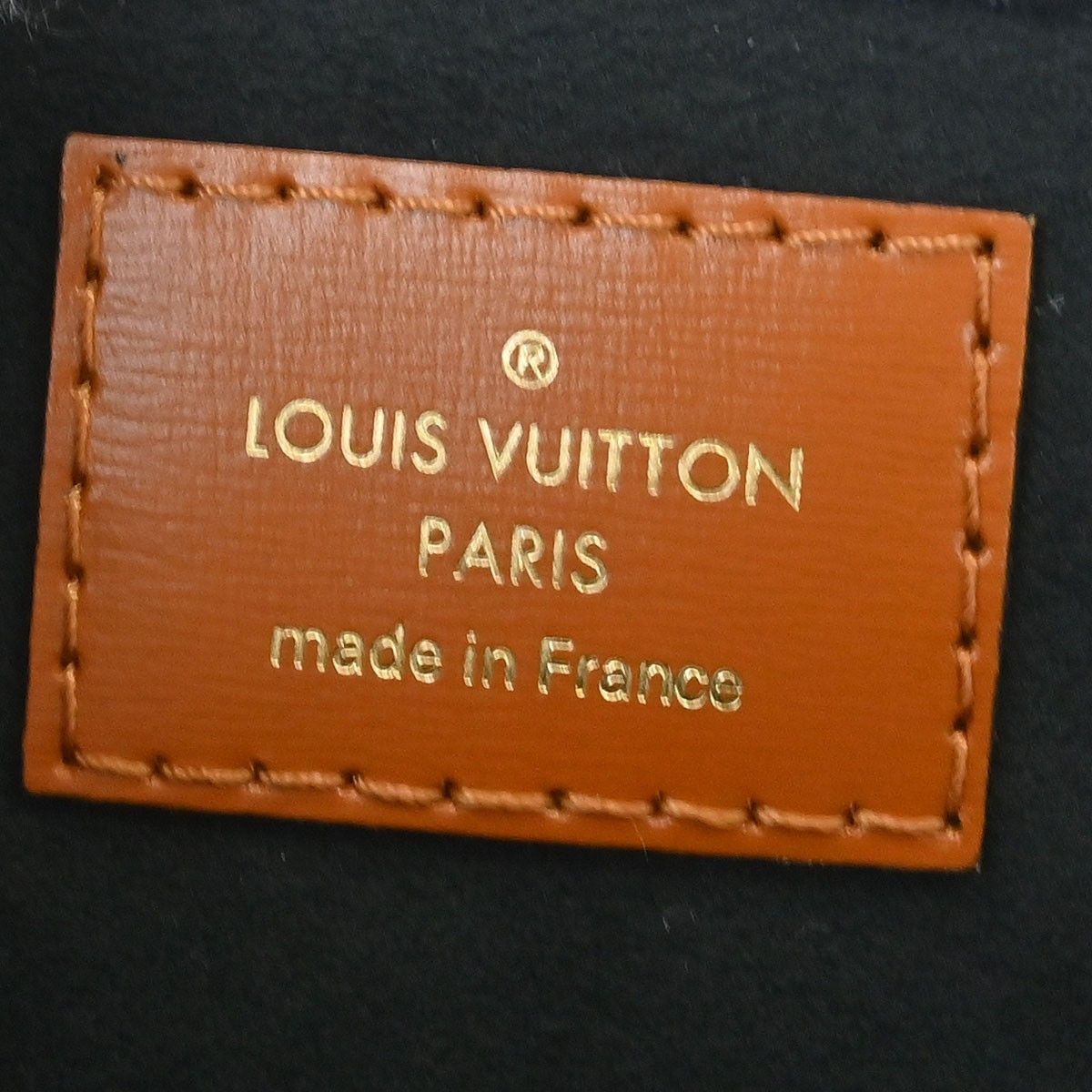Louis Vuitton Louis Vuitton Alma Handbag Malletage Denim with Monogram Leather Size ONE SIZE - 4 Thumbnail