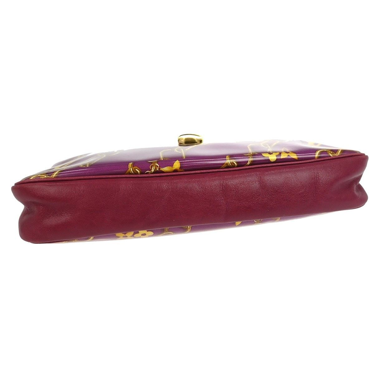Louis Vuitton Louis Vuitton Charms Pochette PVC Over Printed Silk Size ONE SIZE - 7 Thumbnail